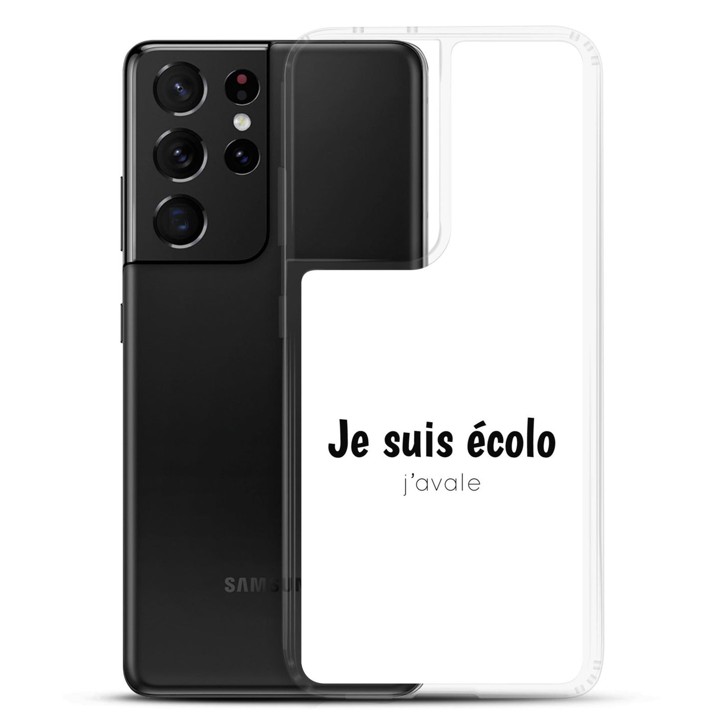 Coque Samsung Je suis écolo j'avale - Sedurro