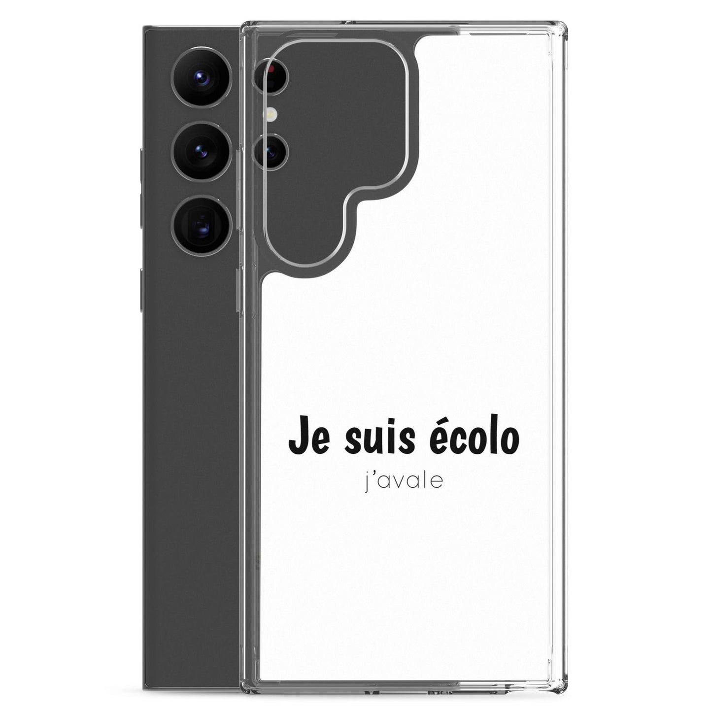 Coque Samsung Je suis écolo j'avale - Sedurro