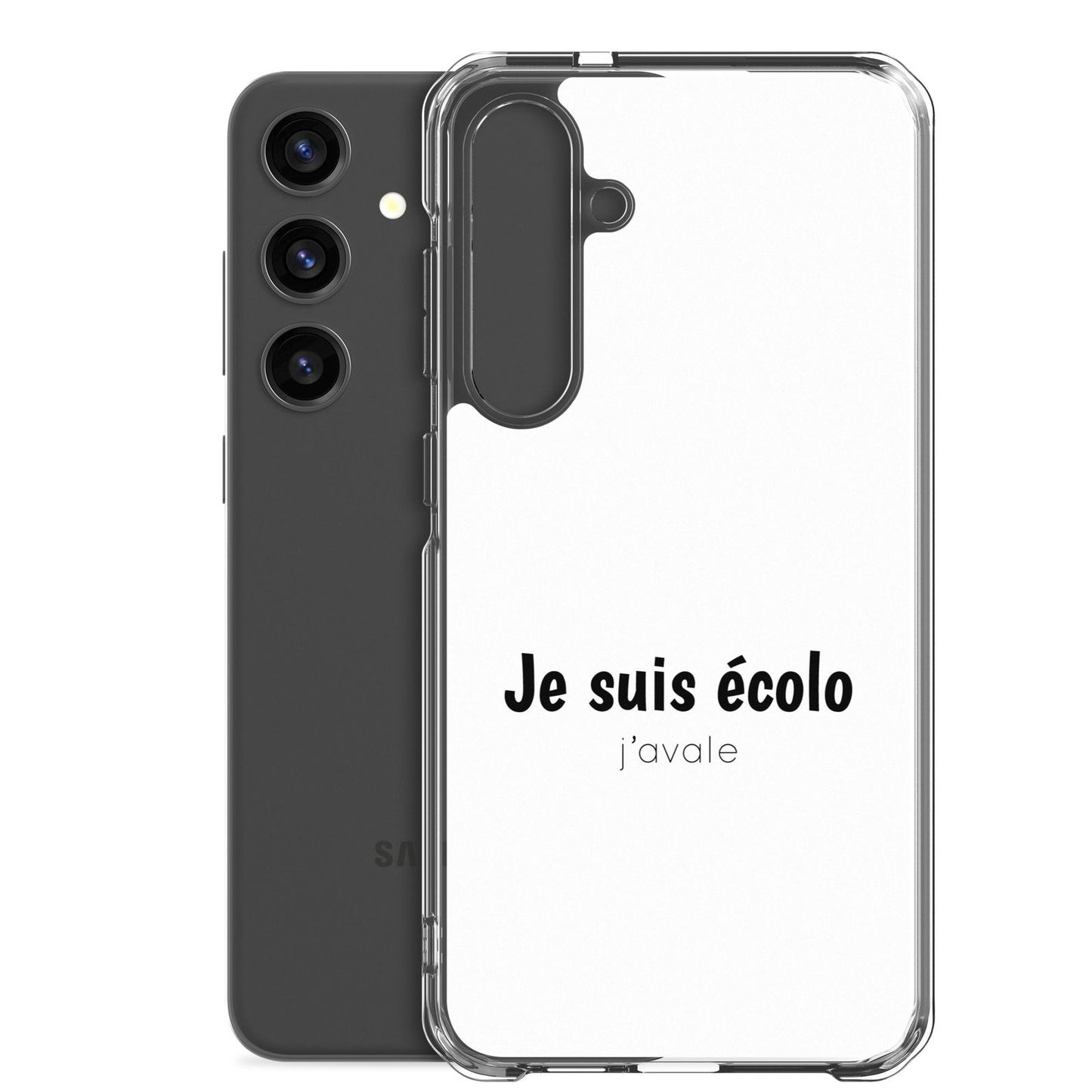 Coque Samsung Je suis écolo j'avale - Sedurro