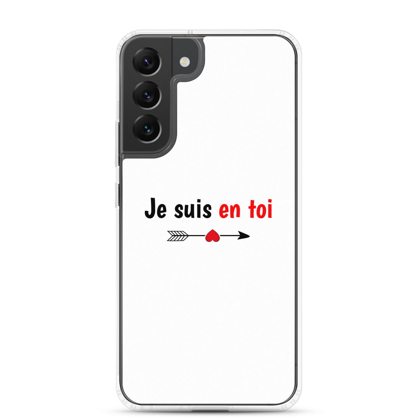 Coque Samsung Je suis en toi flèche cupidon Samsung Galaxy S22 Plus - Sedurro