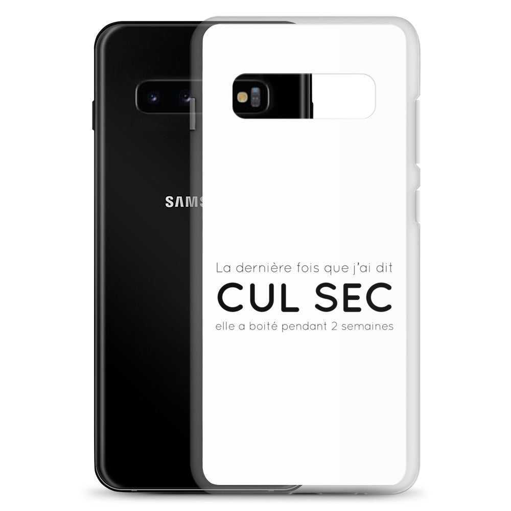 Coque Samsung La dernière fois que j'ai dit cul sec elle a boité pendant 2 semaines - Sedurro