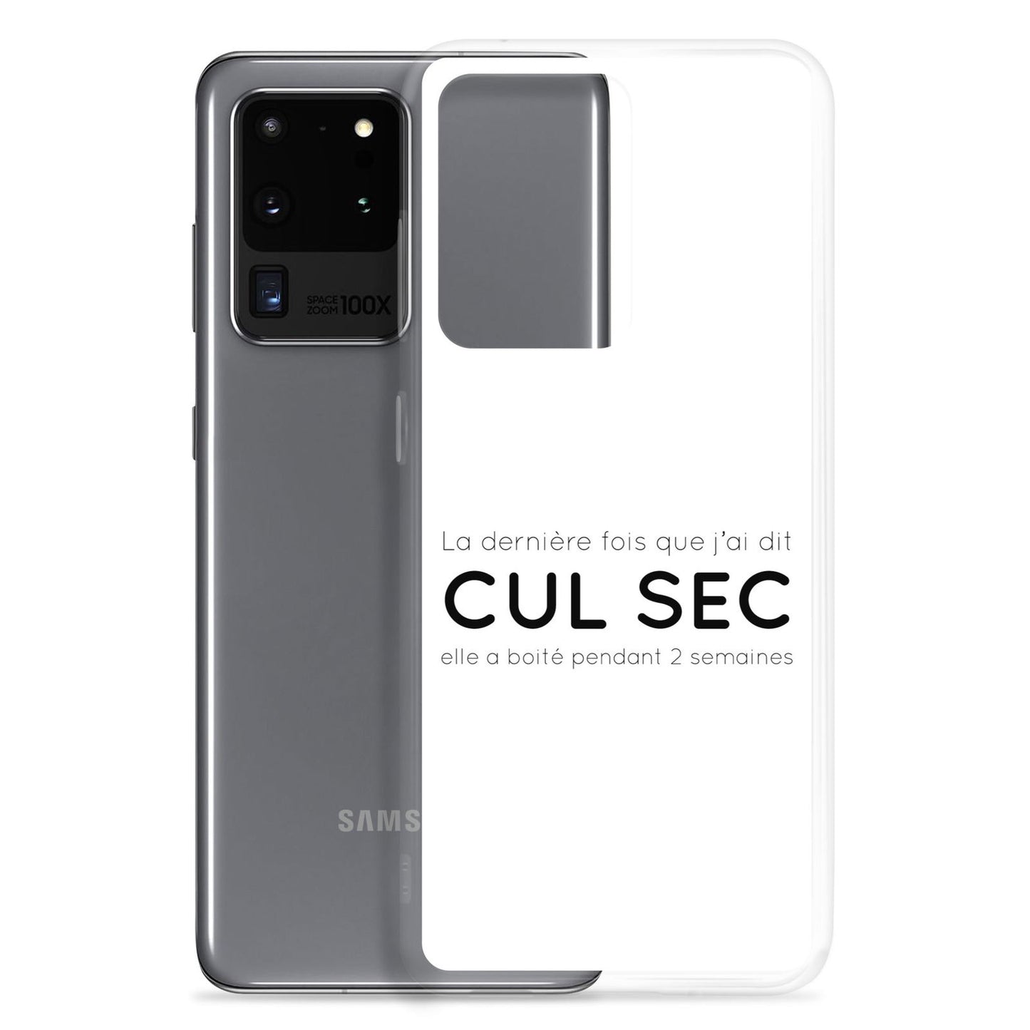 Coque Samsung La dernière fois que j'ai dit cul sec elle a boité pendant 2 semaines - Sedurro
