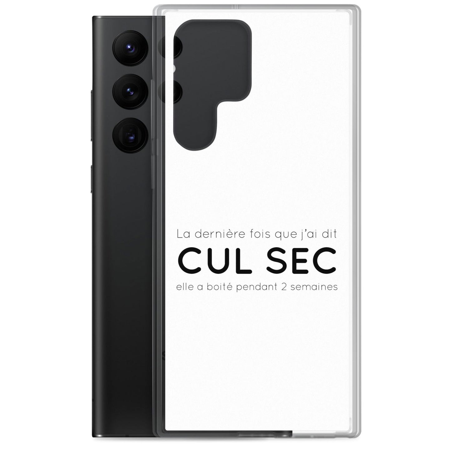 Coque Samsung La dernière fois que j'ai dit cul sec elle a boité pendant 2 semaines - Sedurro
