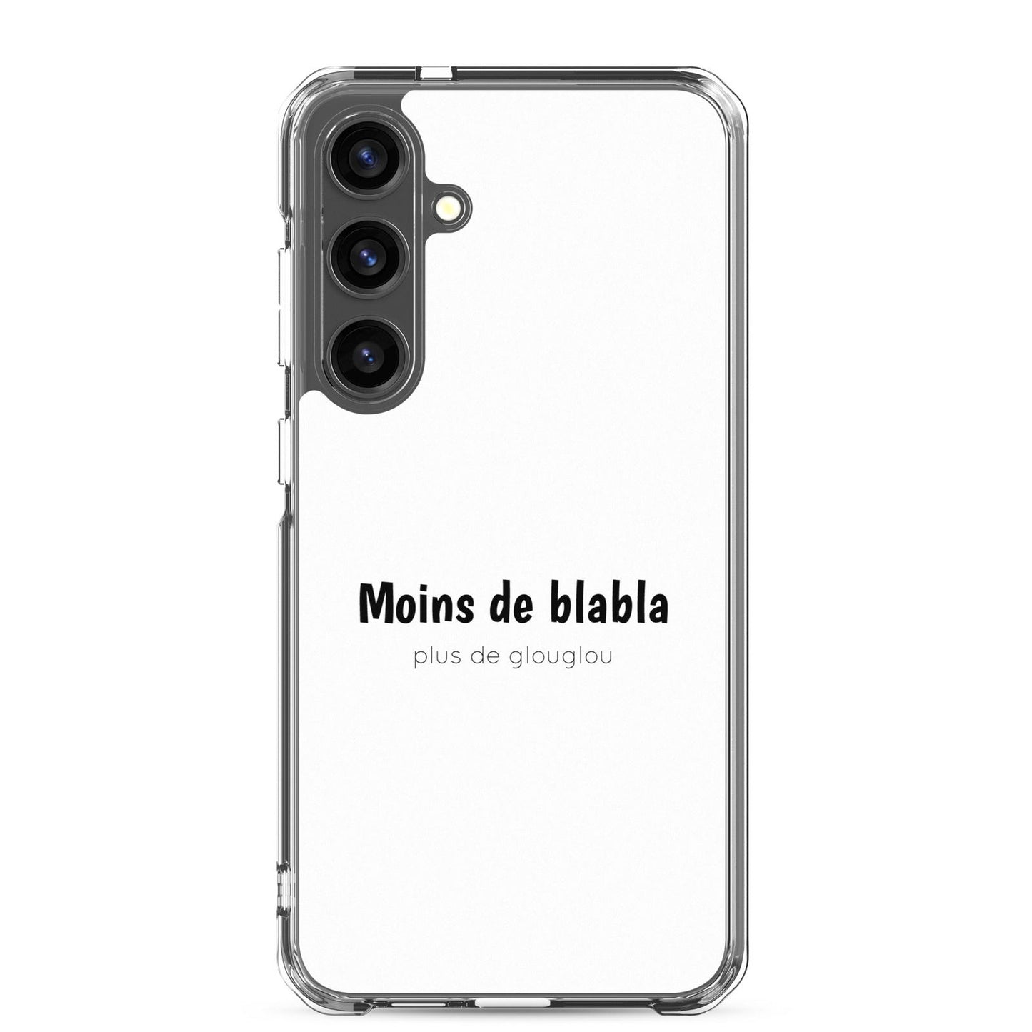 Coque Samsung Moins de blabla plus de glouglou - Sedurro