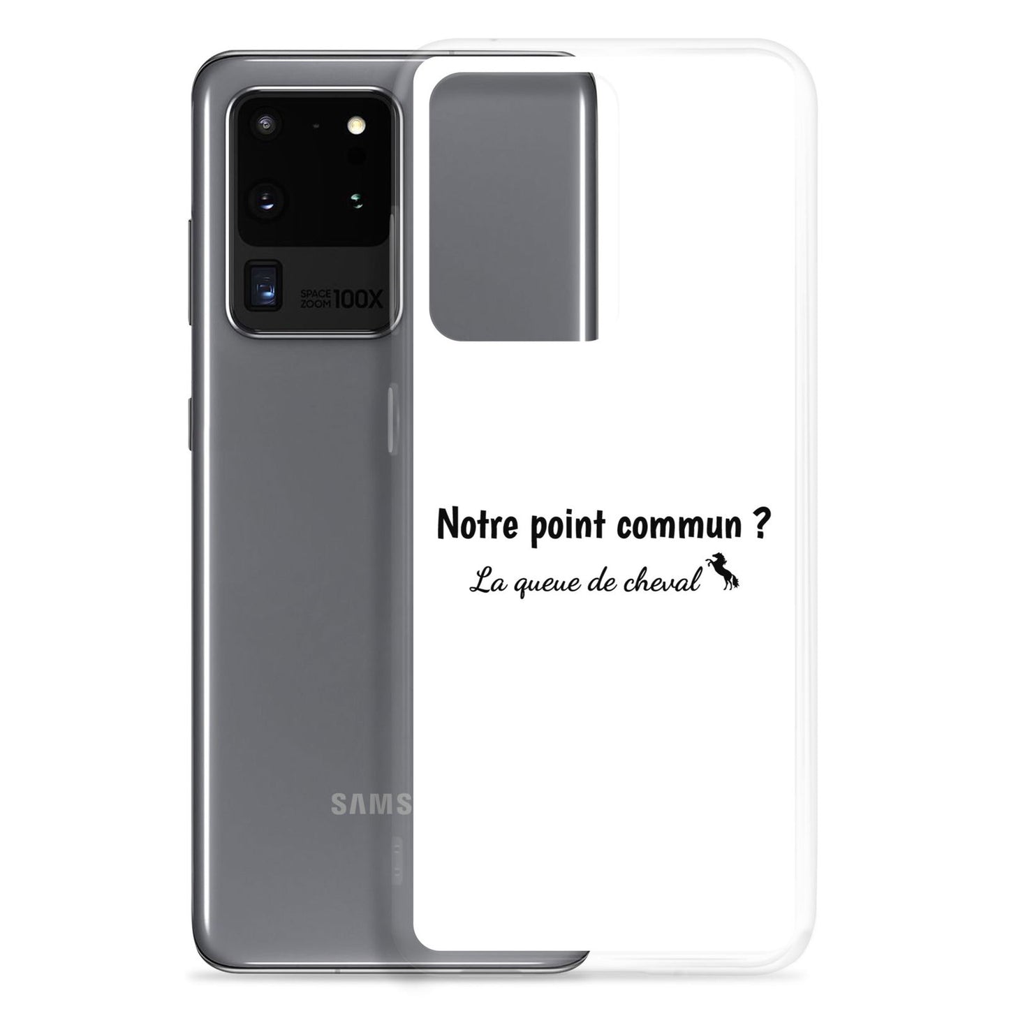 Coque Samsung Notre point commun la queue de cheval - Sedurro