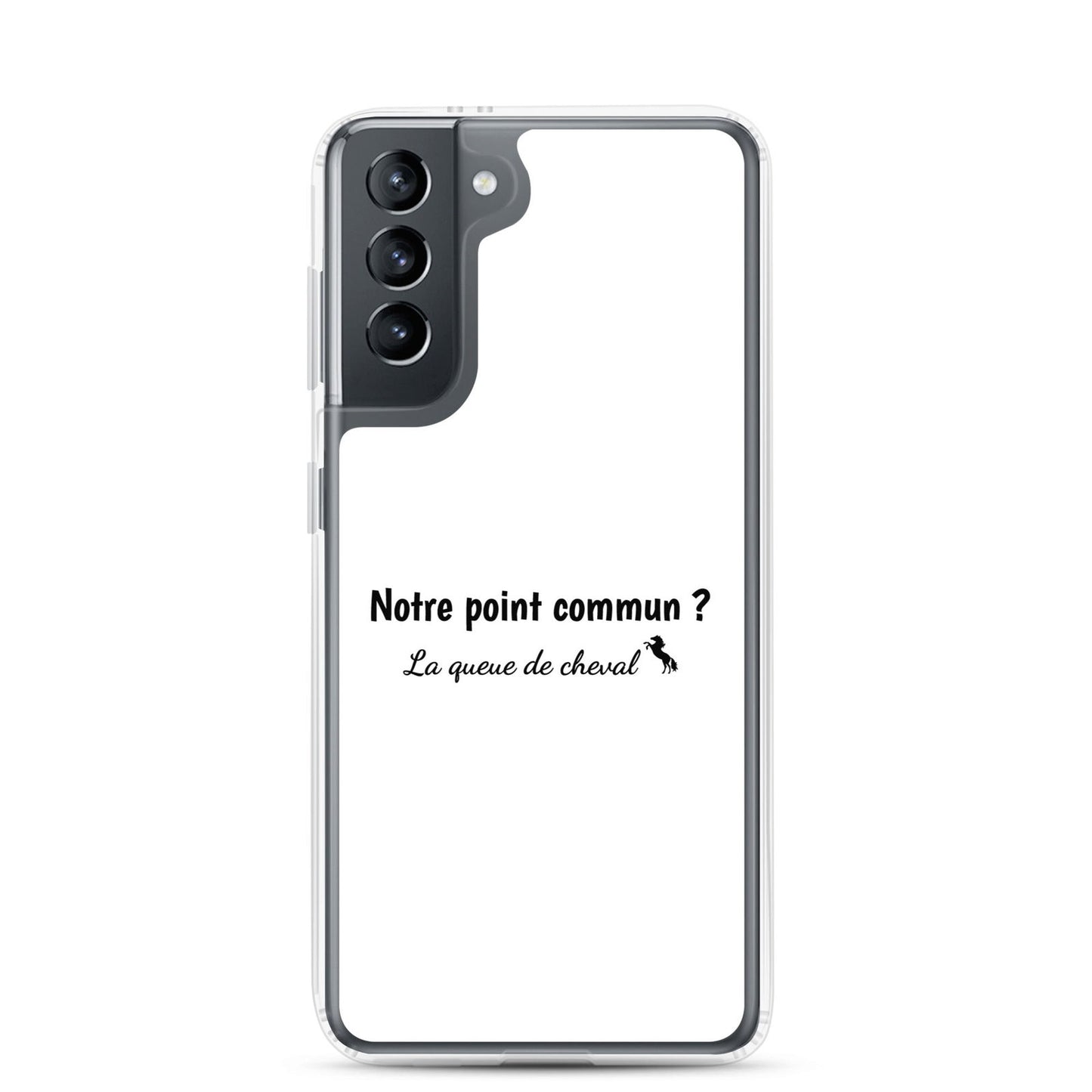 Coque Samsung Notre point commun la queue de cheval Samsung Galaxy S21 - Sedurro