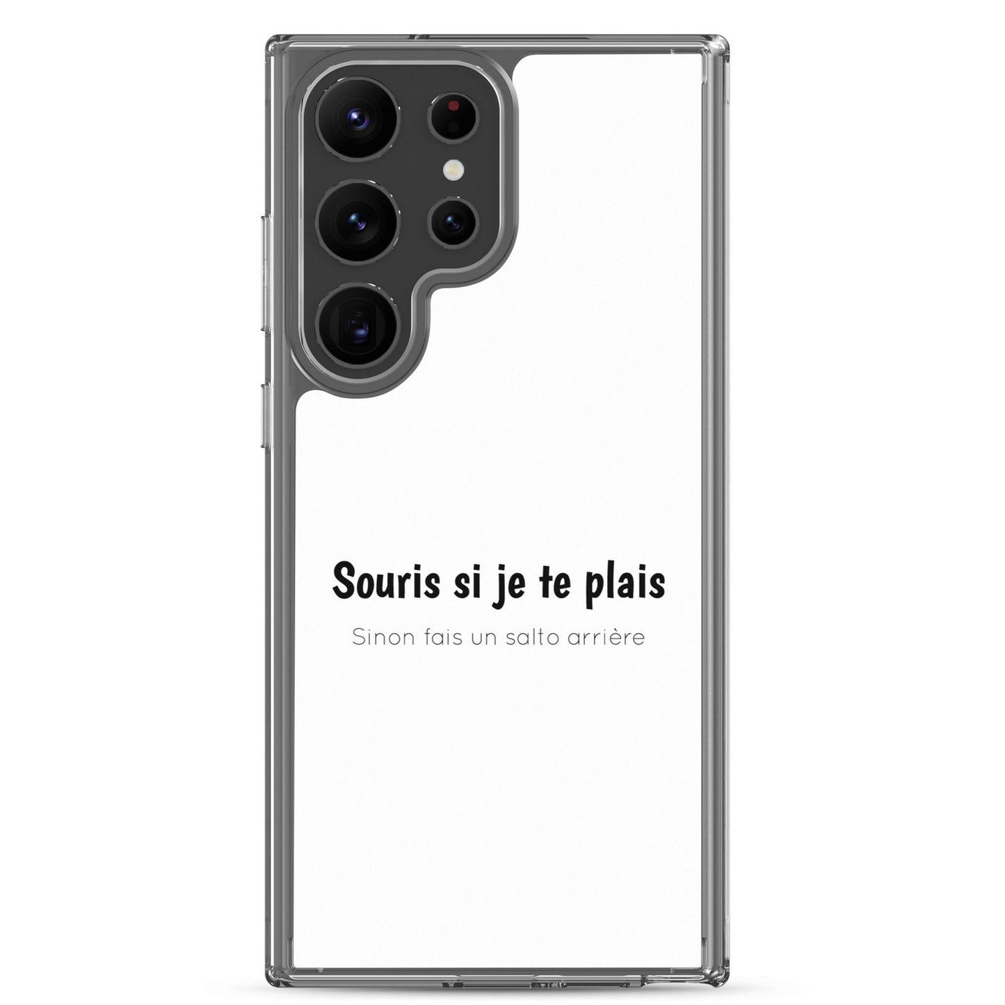 Coque Samsung Souris si je te plais sinon fais un salto arrière - Sedurro