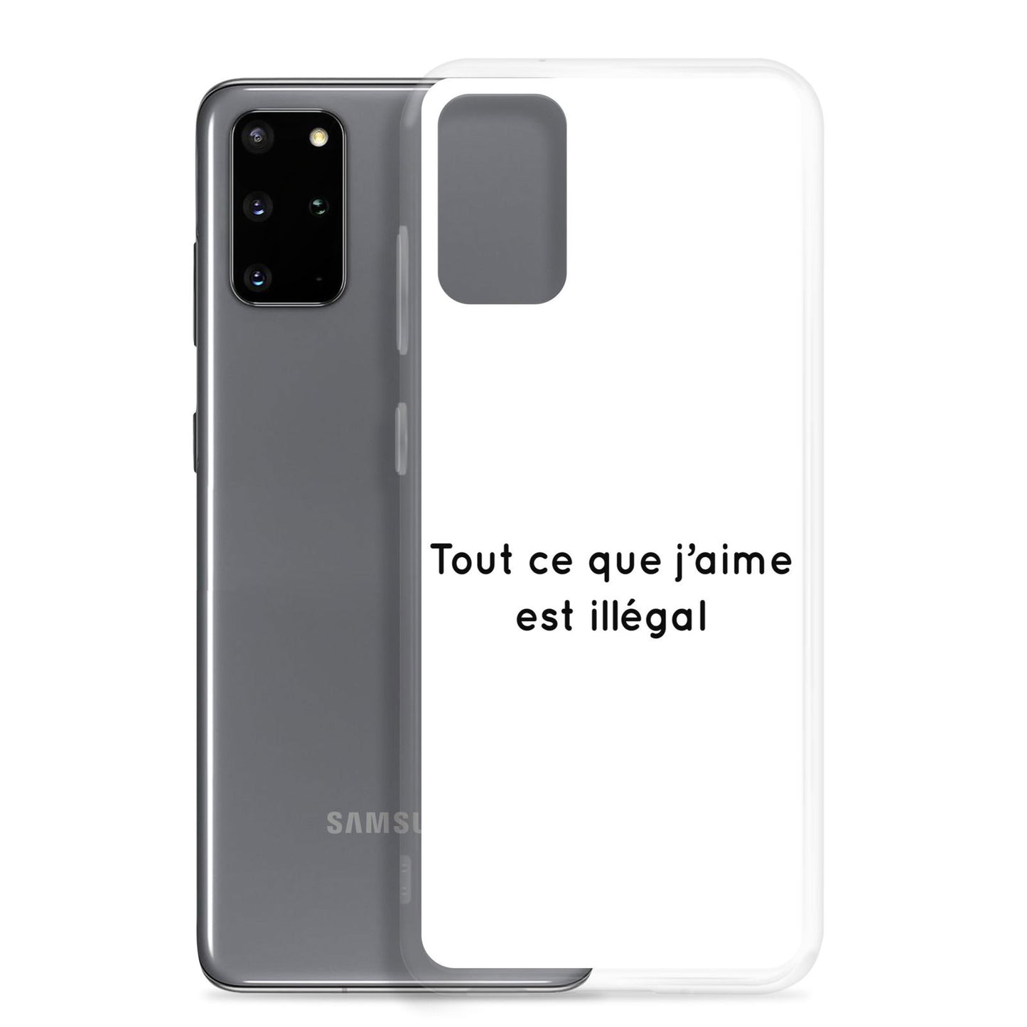 Coque Samsung Tout ce que j'aime est illégal - Sedurro