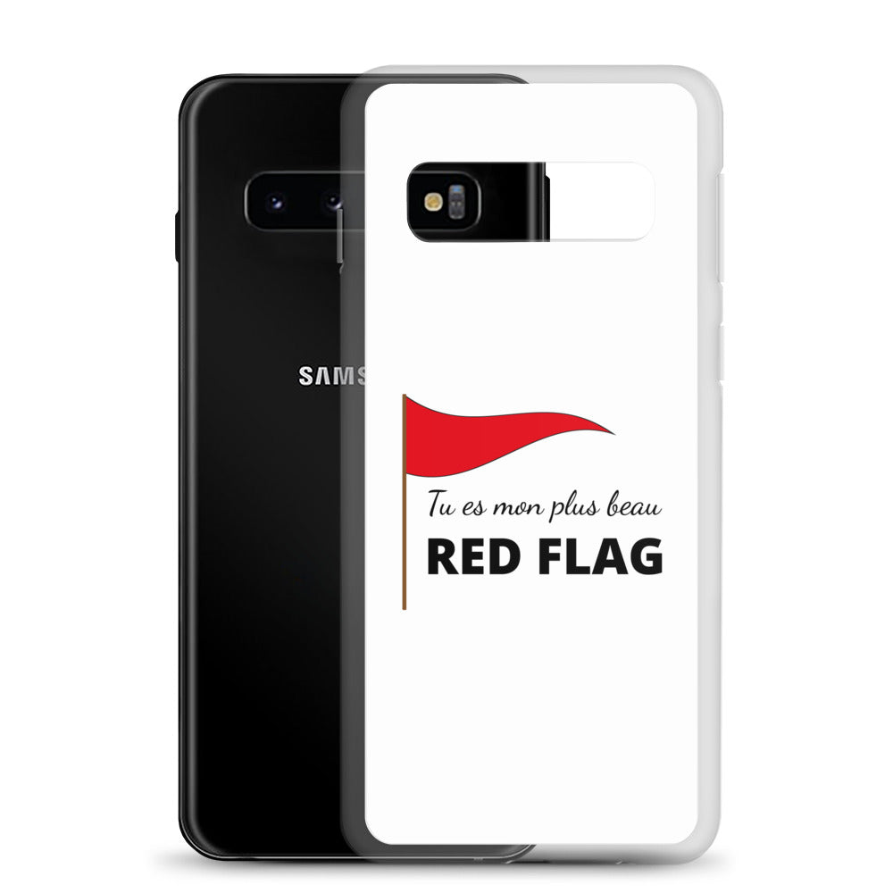 Coque Samsung Tu es mon plus beau red flag - Sedurro