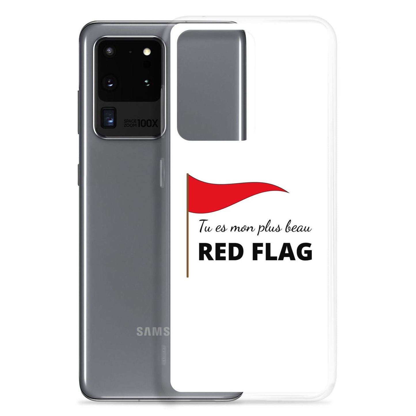 Coque Samsung Tu es mon plus beau red flag - Sedurro