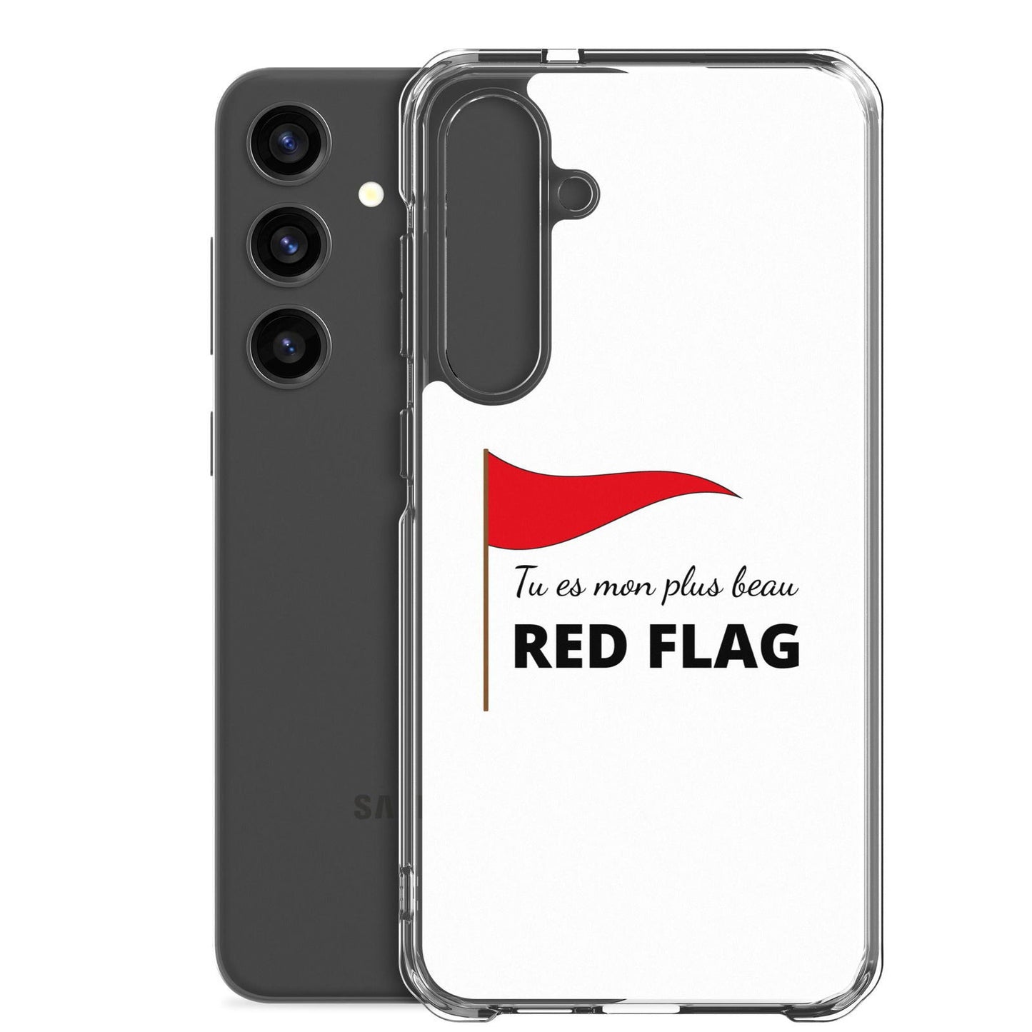 Coque Samsung Tu es mon plus beau red flag - Sedurro