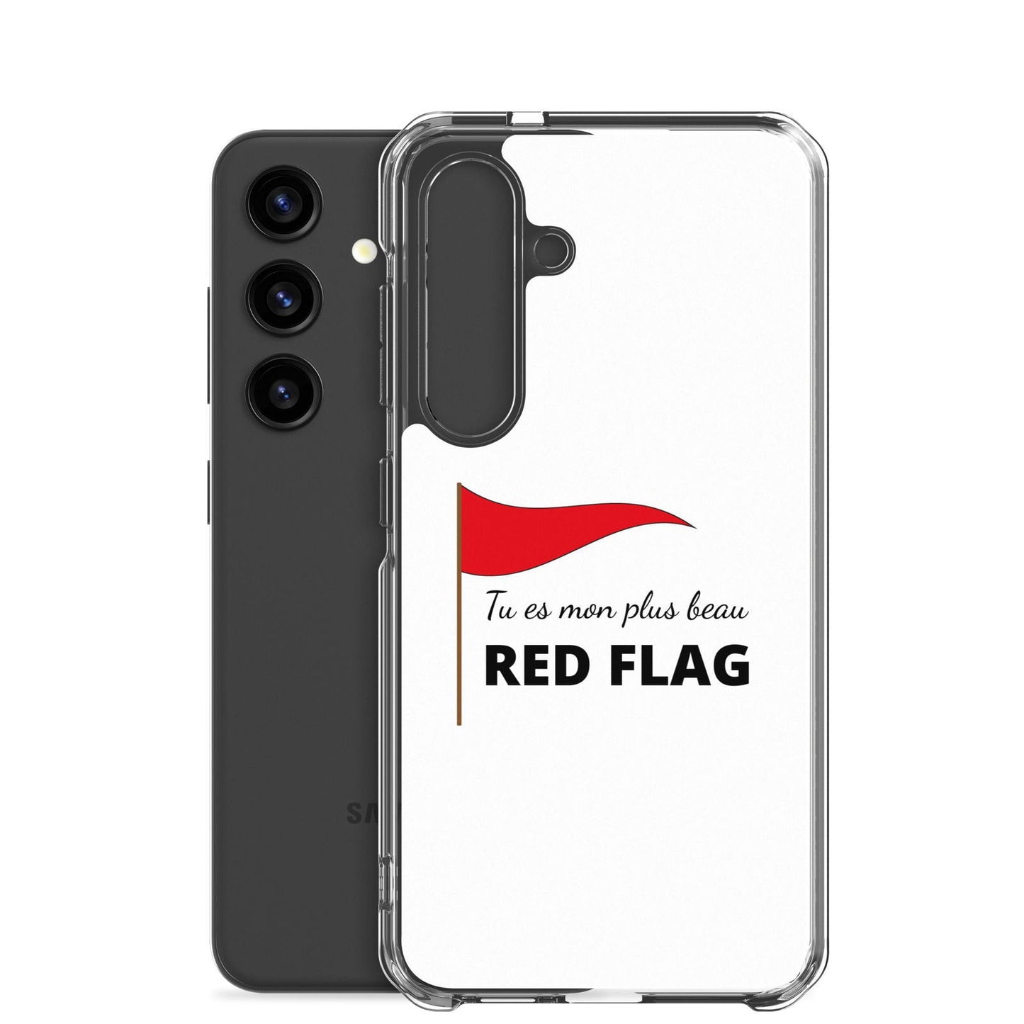 Coque Samsung Tu es mon plus beau red flag - Sedurro