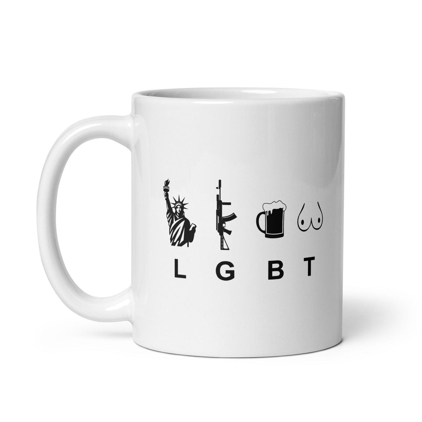 Mug LGBT liberty gun beer tits - Sedurro