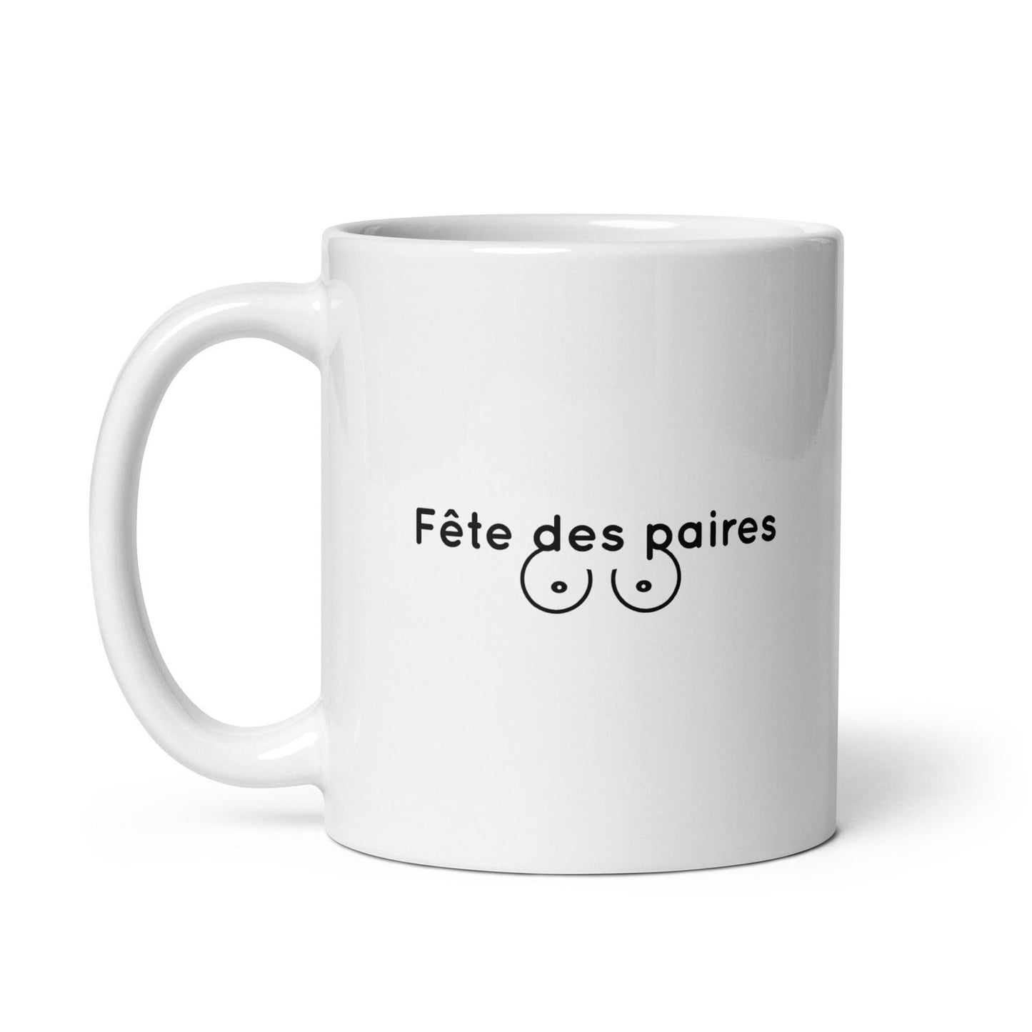 Mug Fête des paires poitrine - Sedurro