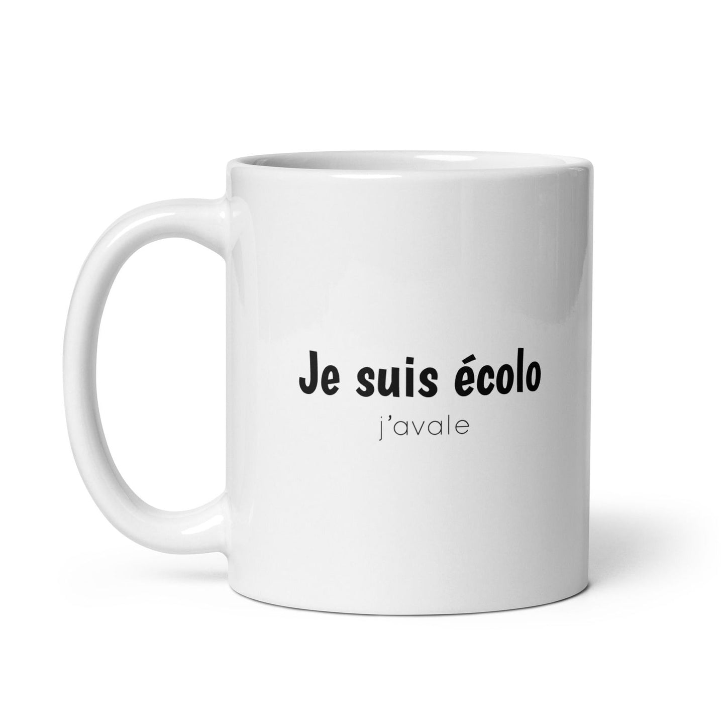 Mug Je suis écolo j'avale - Sedurro
