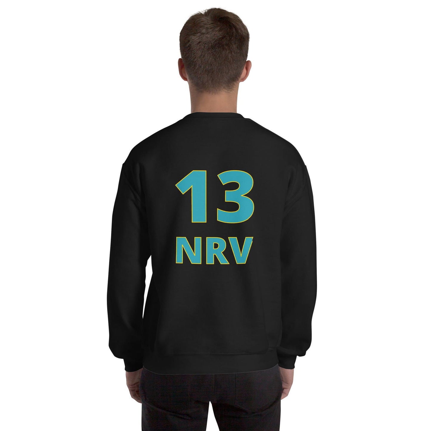 Sweat unisexe col rond 13NRV maillot foot - Sedurro