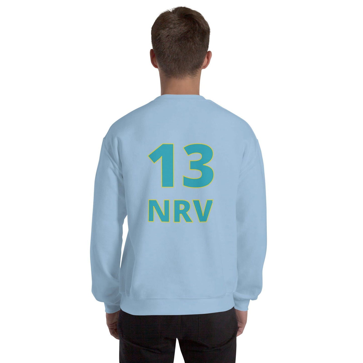 Sweat unisexe col rond 13NRV maillot foot - Sedurro