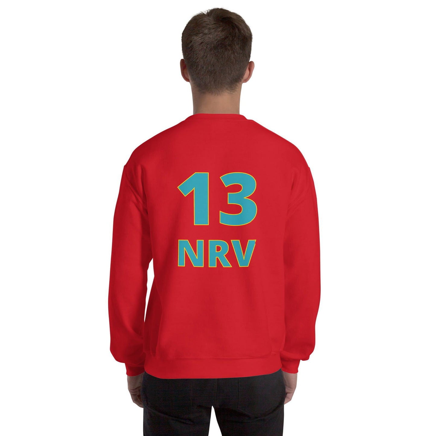 Sweat unisexe col rond 13NRV maillot foot - Sedurro