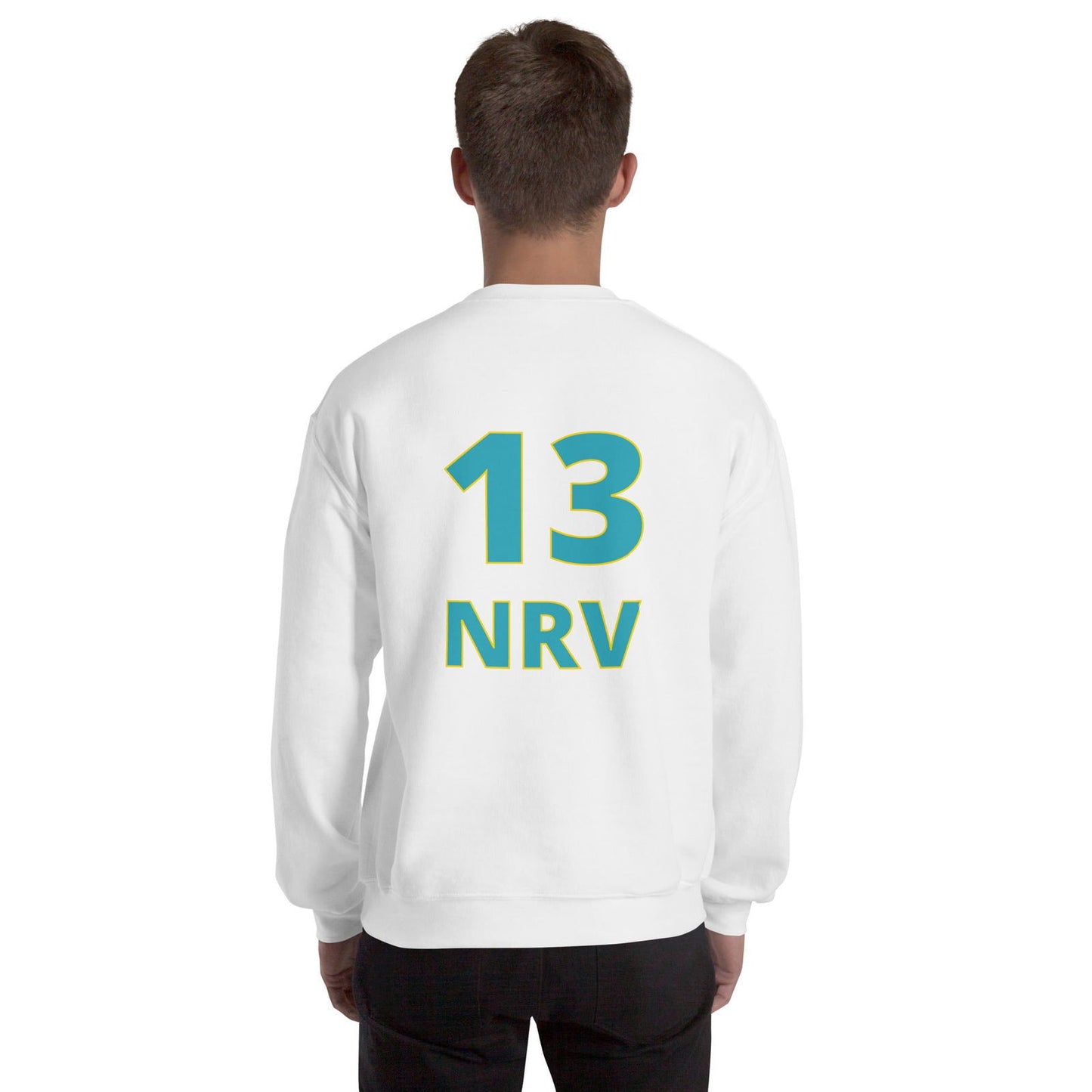 Sweat unisexe col rond 13NRV maillot foot - Sedurro