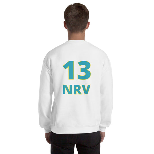 Sweat unisexe col rond 13NRV maillot foot - Sedurro