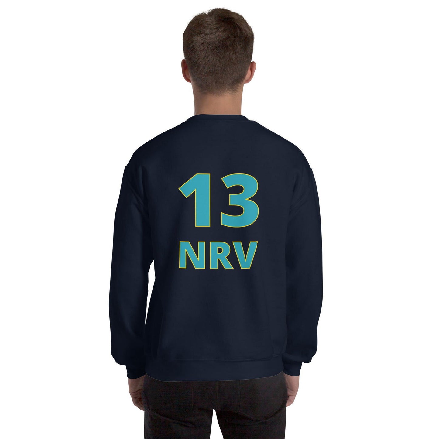 Sweat unisexe col rond 13NRV maillot foot - Sedurro