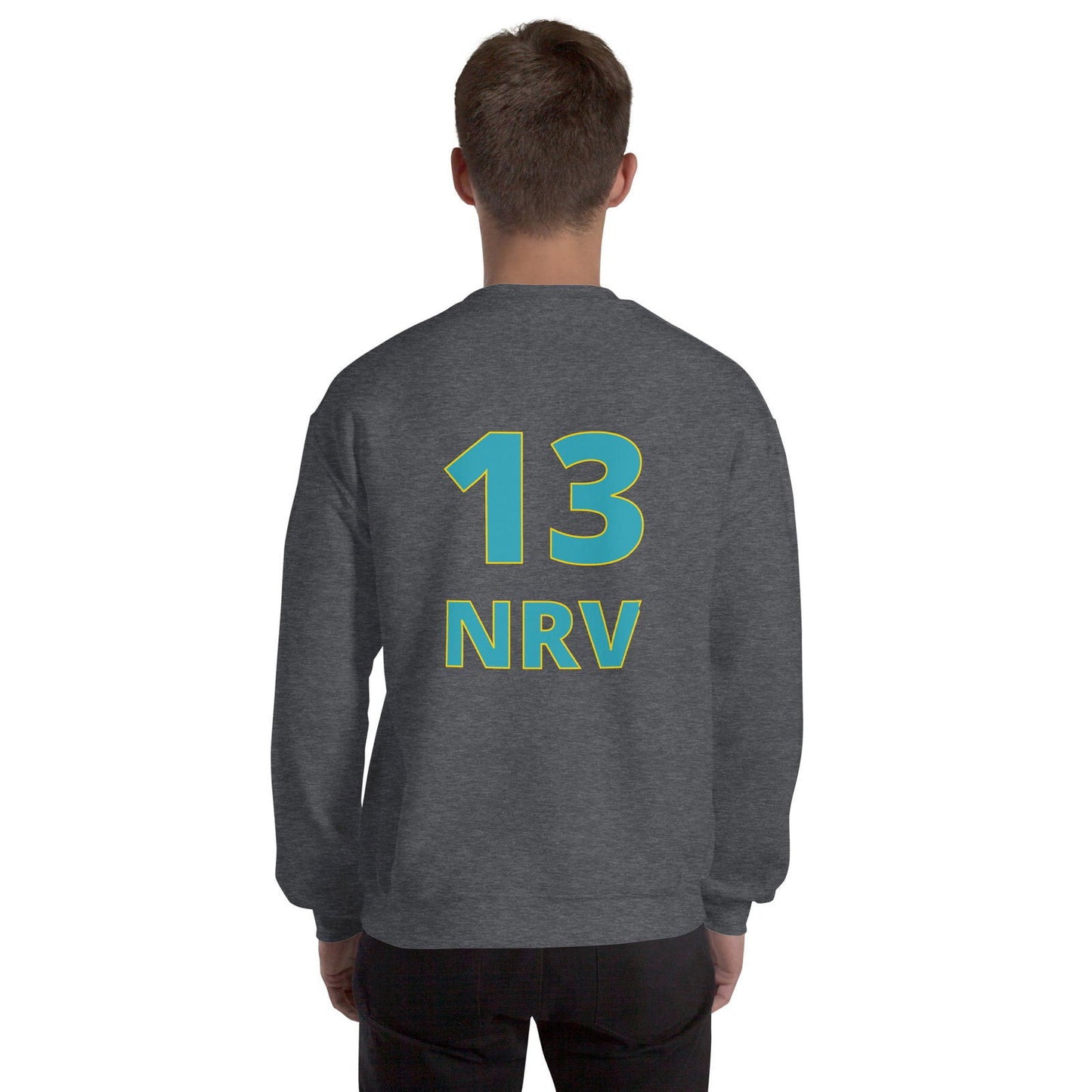 Sweat unisexe col rond 13NRV maillot foot - Sedurro