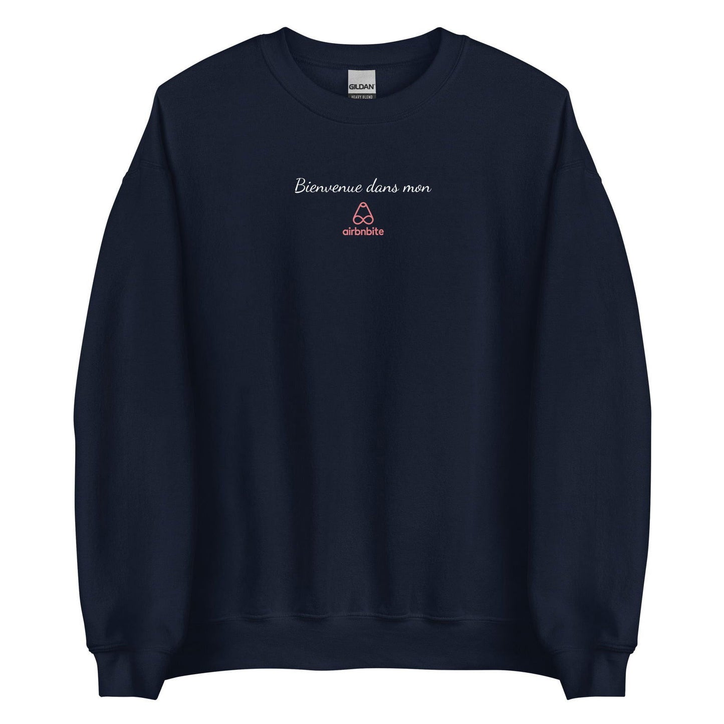 Sweat unisexe col rond Bienvenue dans mon airbnbite - Sedurro