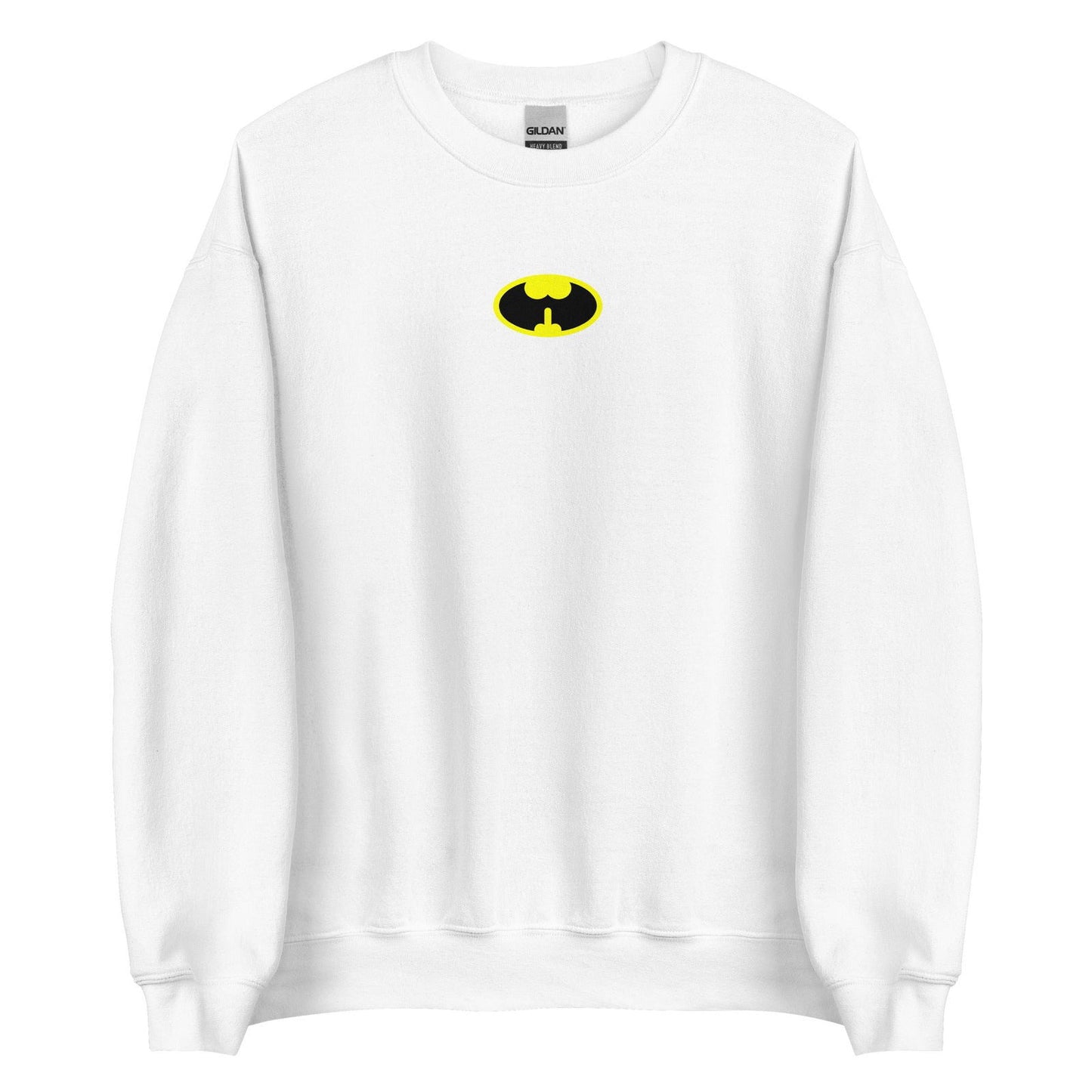 Sweat unisexe col rond Bitman Blanc - Sedurro