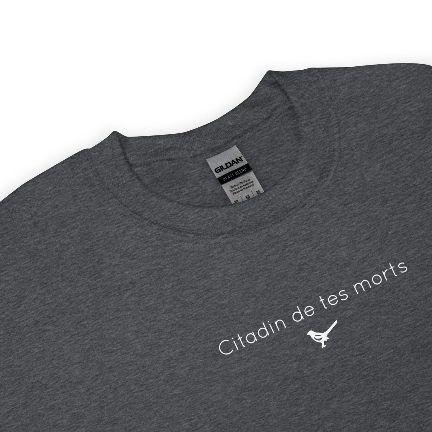 Sweat unisexe col rond Citadin de tes morts - Sedurro
