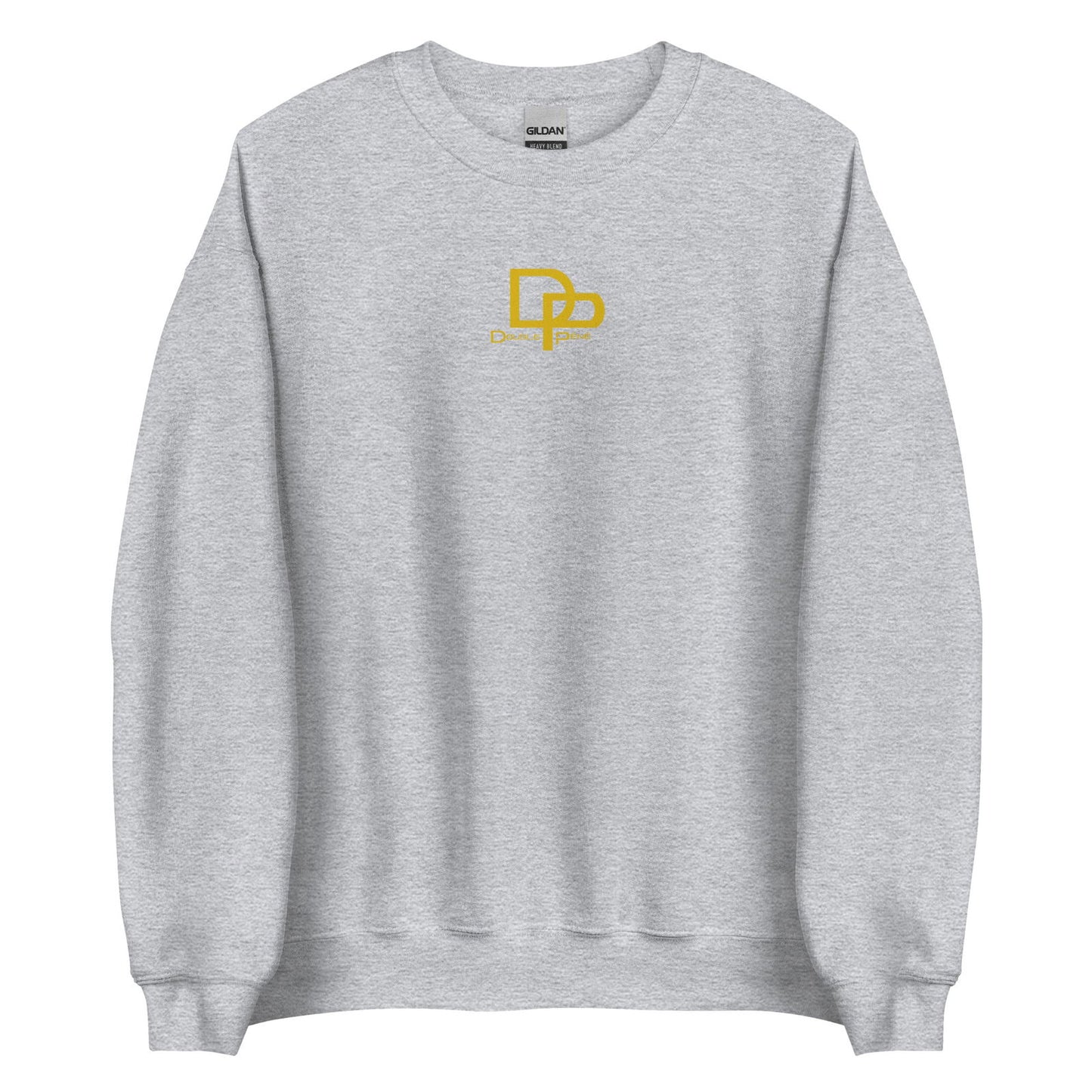 Sweat unisexe col rond DP Double péné le J Gris Sport - Sedurro