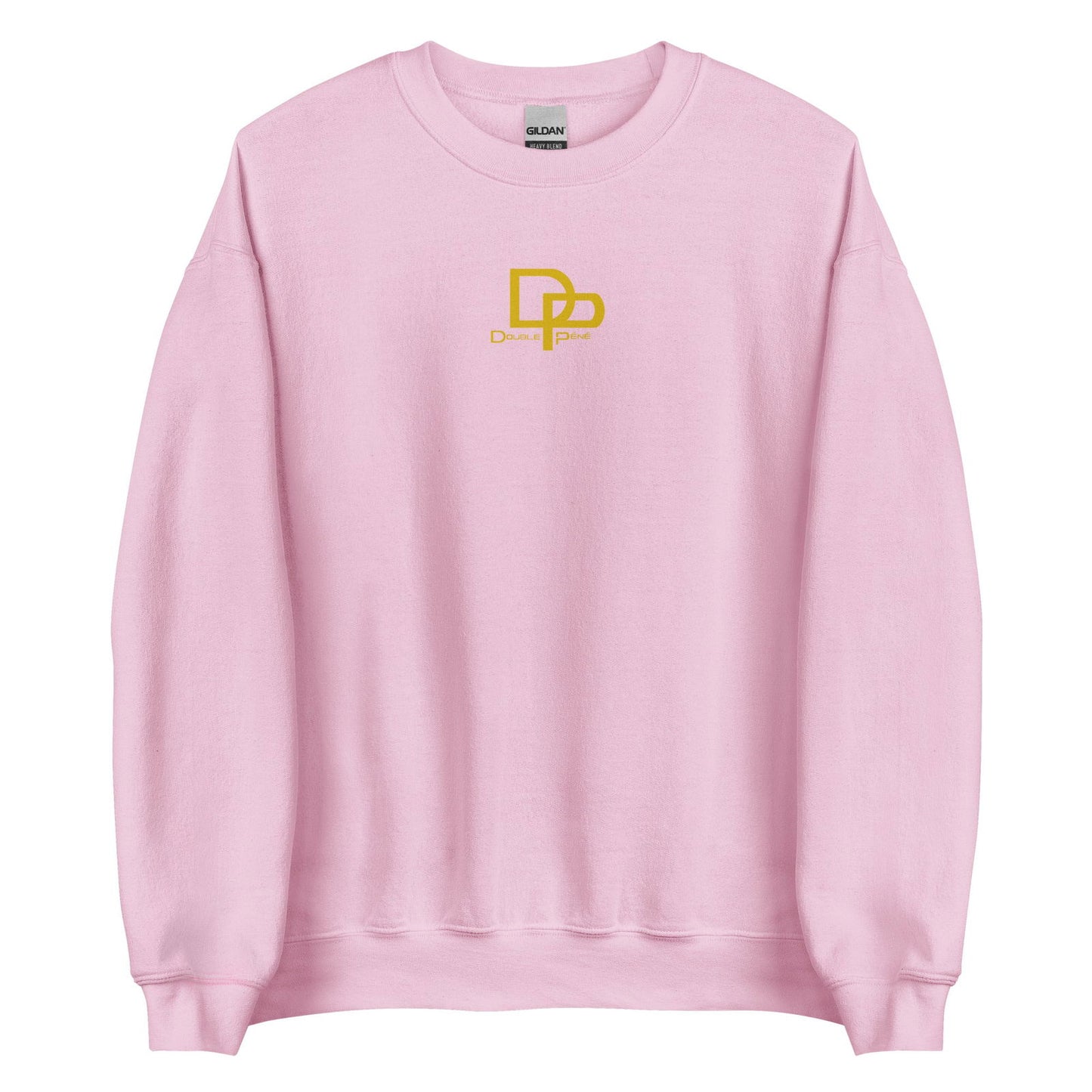 Sweat unisexe col rond DP Double péné le J Rose Clair - Sedurro