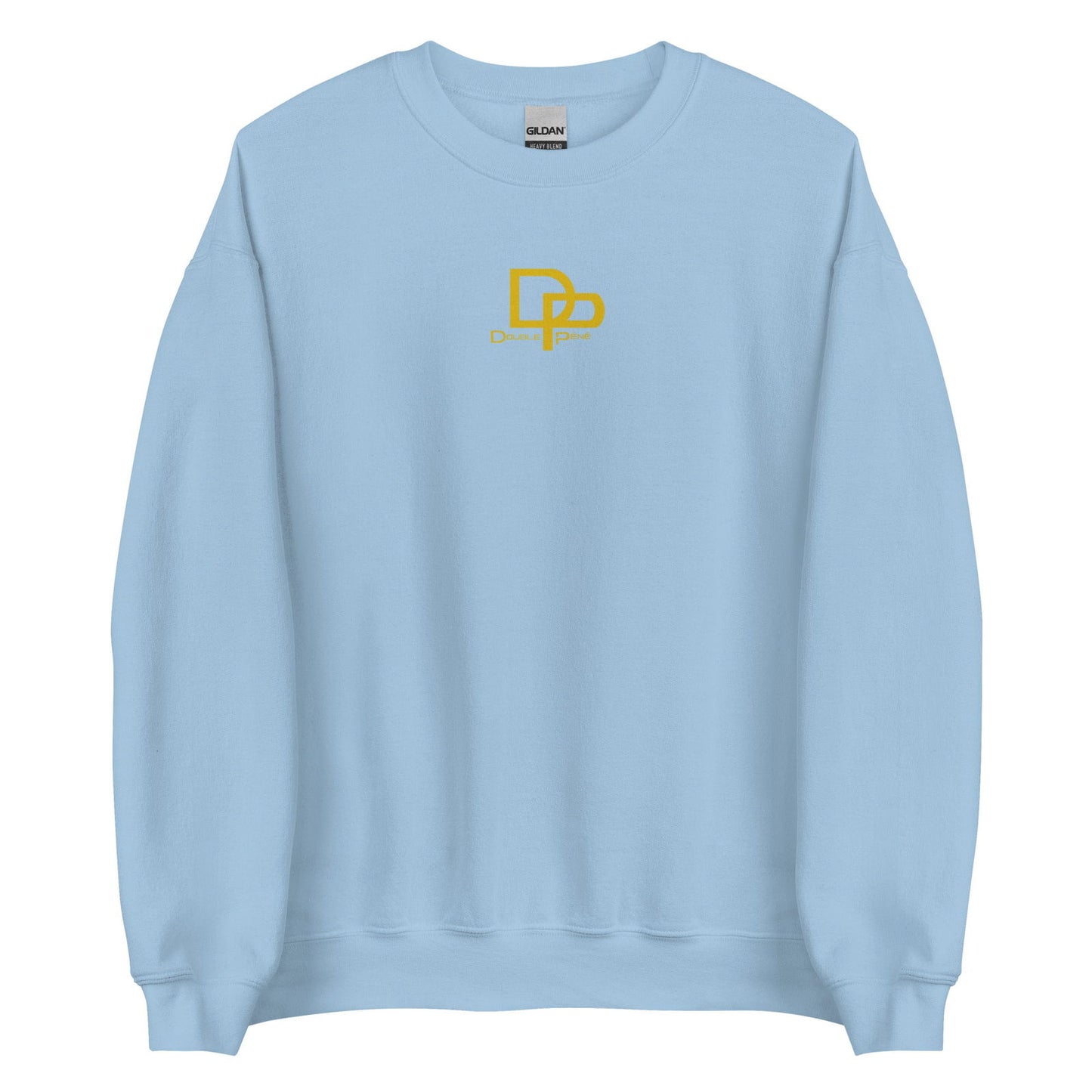 Sweat unisexe col rond DP Double péné le J Bleu Clair - Sedurro