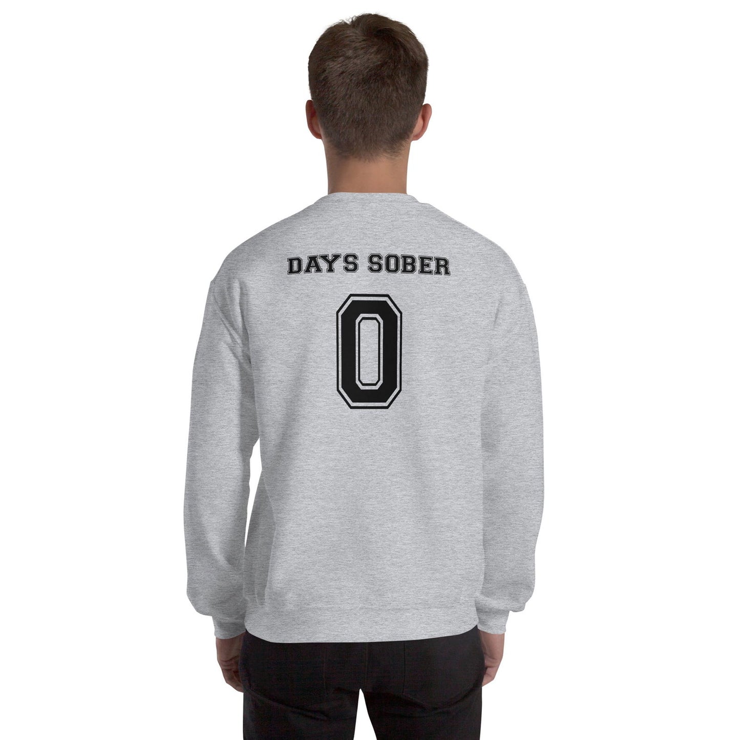 Sweat unisexe col rond Days sober 0 - Sedurro