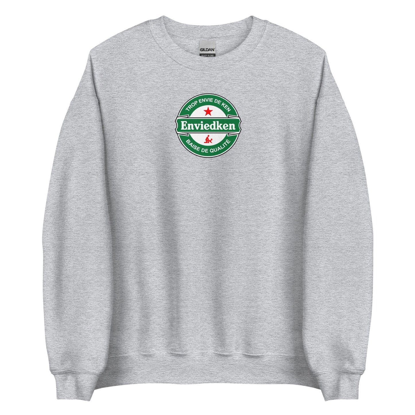Sweat unisexe col rond Enviedken bière - Sedurro