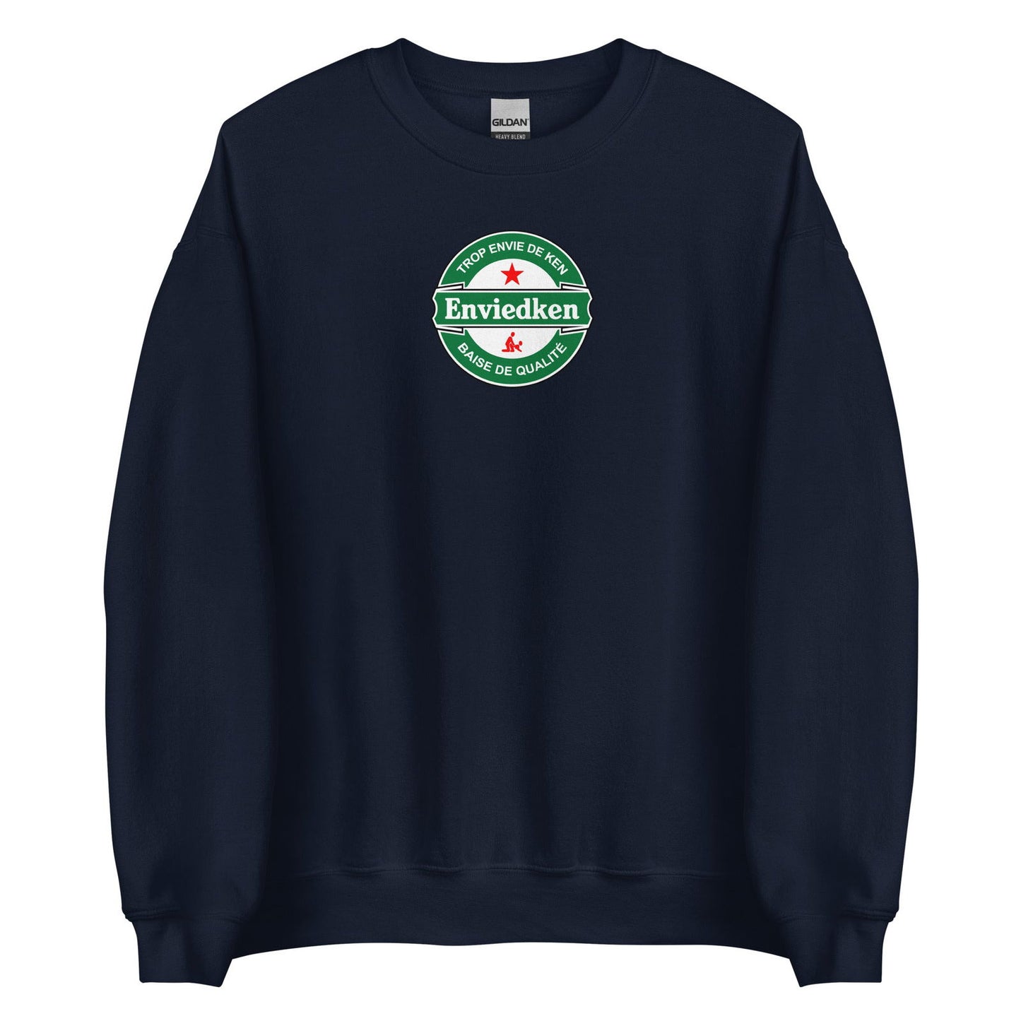 Sweat unisexe col rond Enviedken bière - Sedurro
