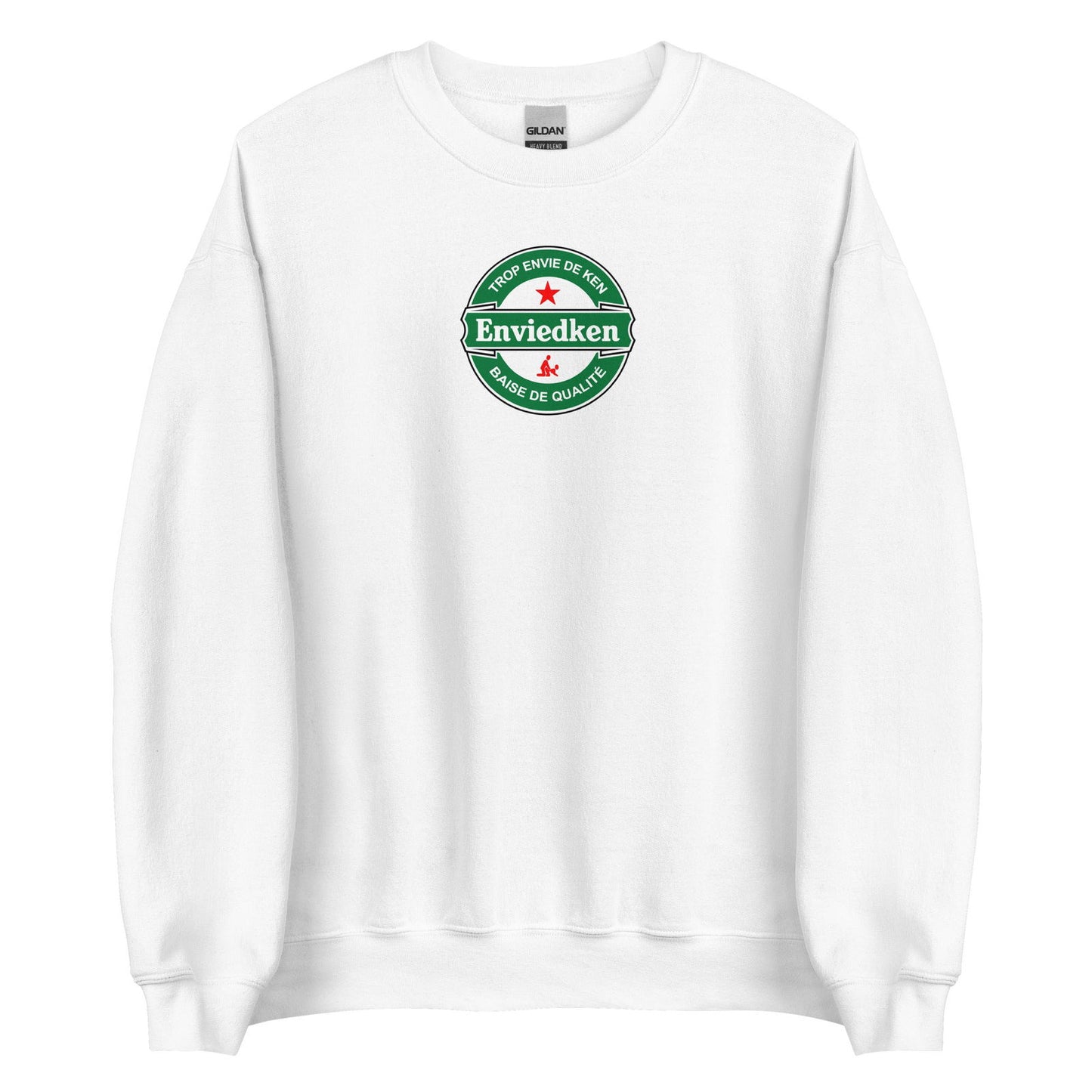 Sweat unisexe col rond Enviedken bière - Sedurro