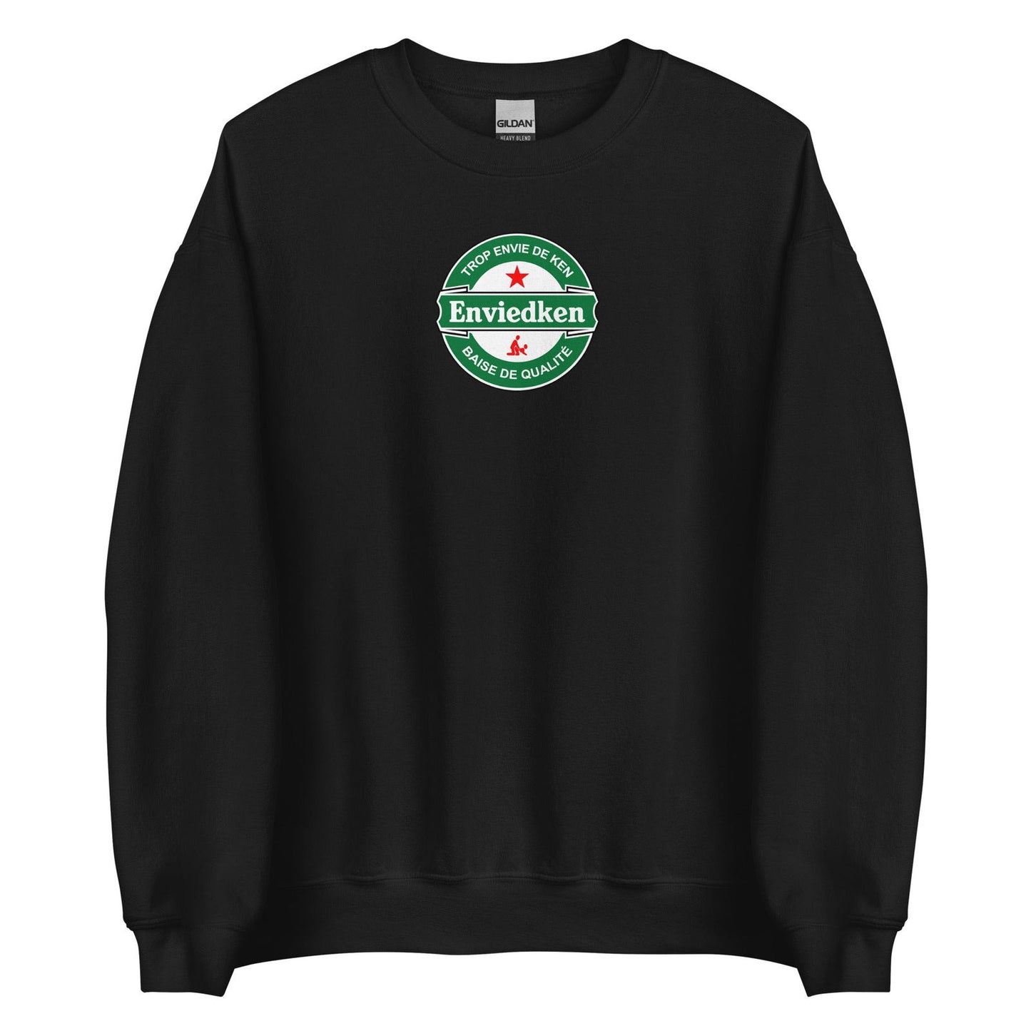 Sweat unisexe col rond Enviedken bière - Sedurro