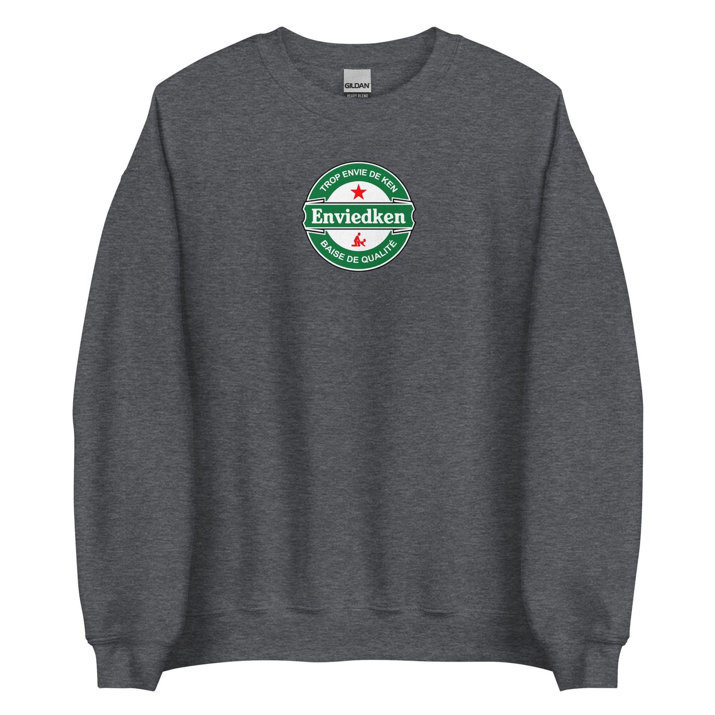Sweat unisexe col rond Enviedken bière - Sedurro
