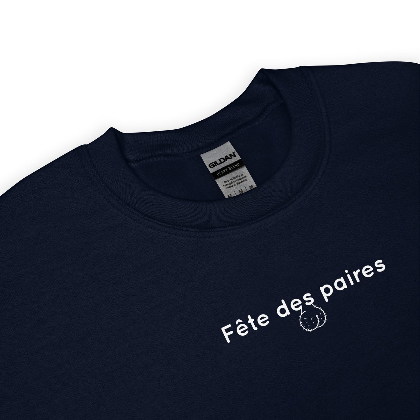 Sweat unisexe col rond Fête des paires boules - Sedurro