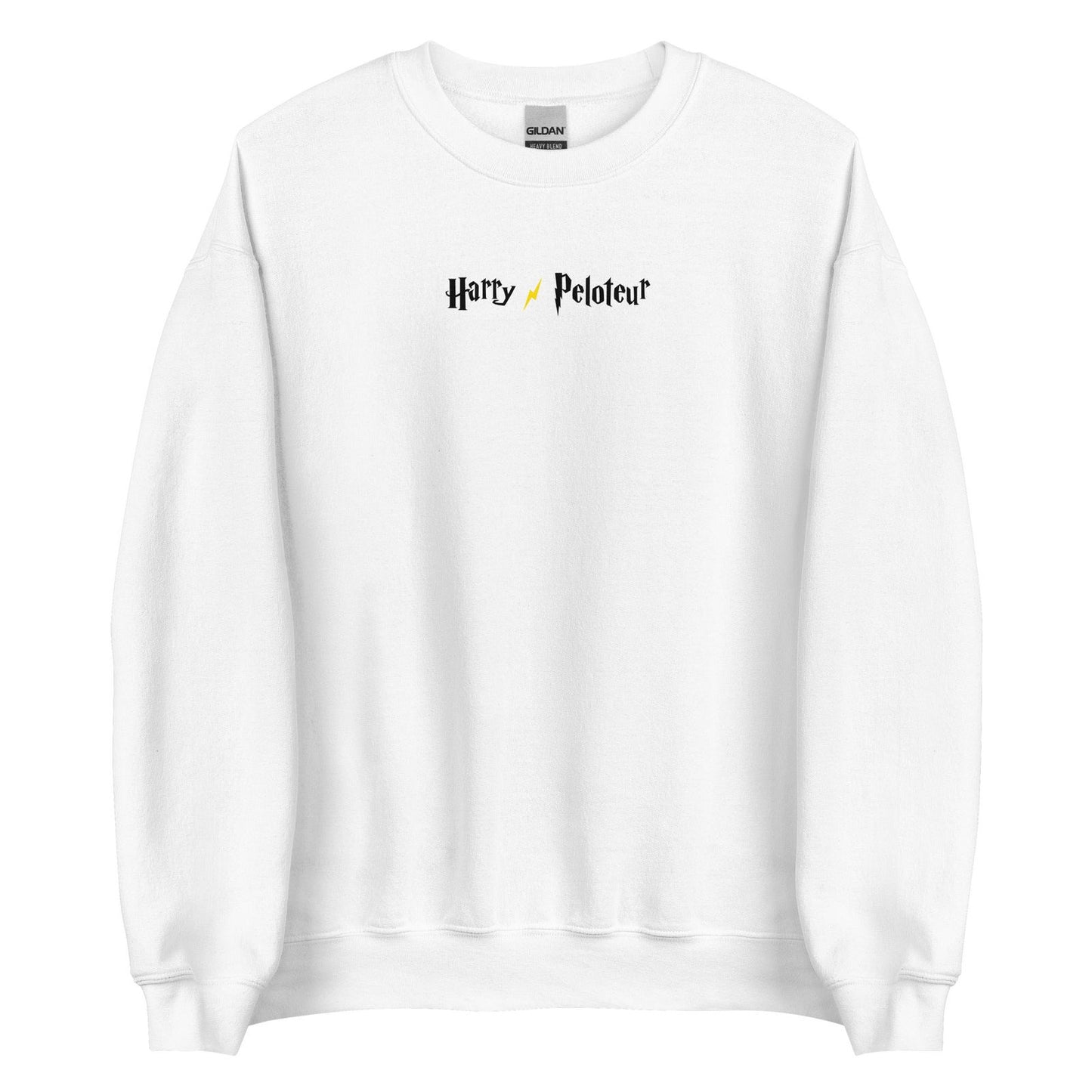 Sweat unisexe col rond Harry Peloteur Blanc - Sedurro