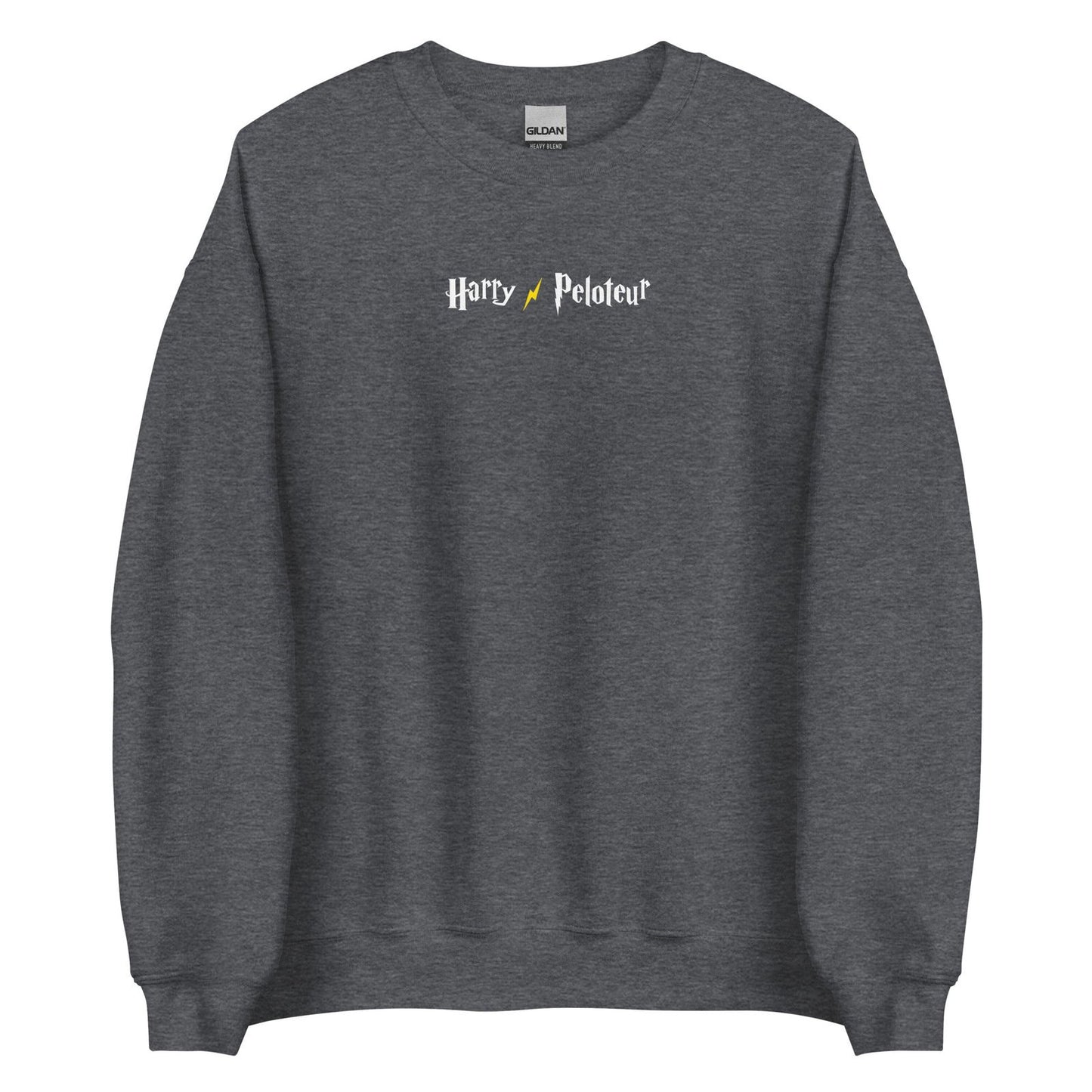 Sweat unisexe col rond Harry Peloteur Gris Foncé Chiné - Sedurro