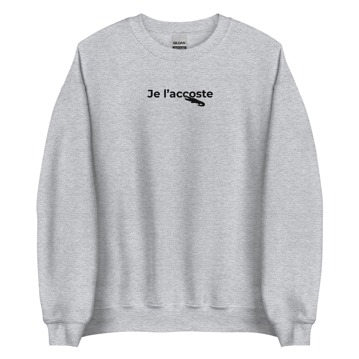 Sweat unisexe col rond Je l'accoste - Sedurro