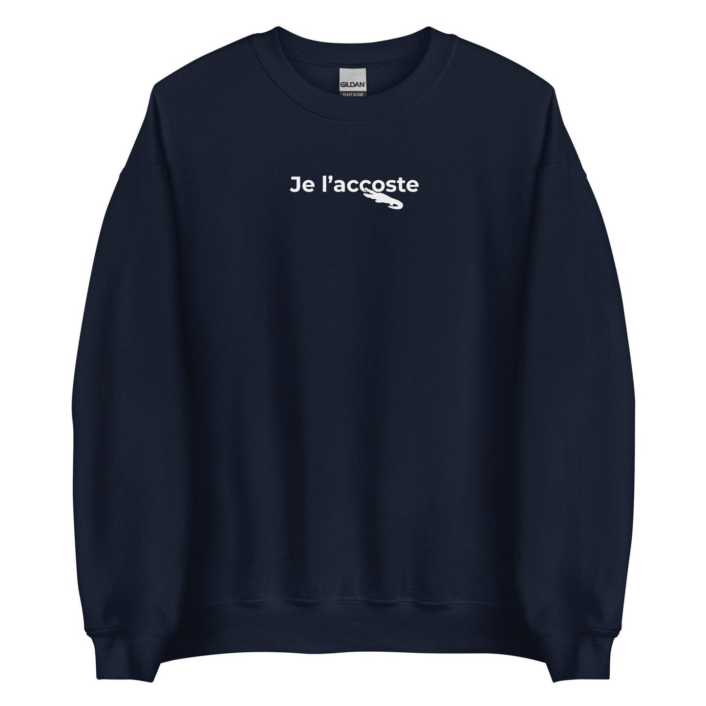 Sweat unisexe col rond Je l'accoste - Sedurro