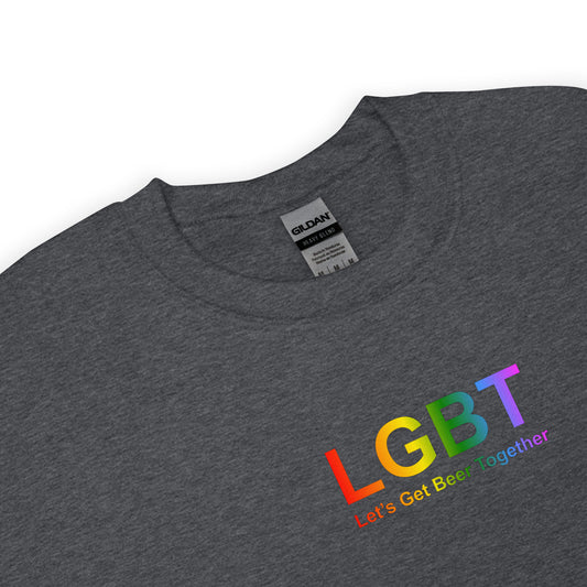 Sweat unisexe col rond LGBT Let's Get Beer Together - Sedurro