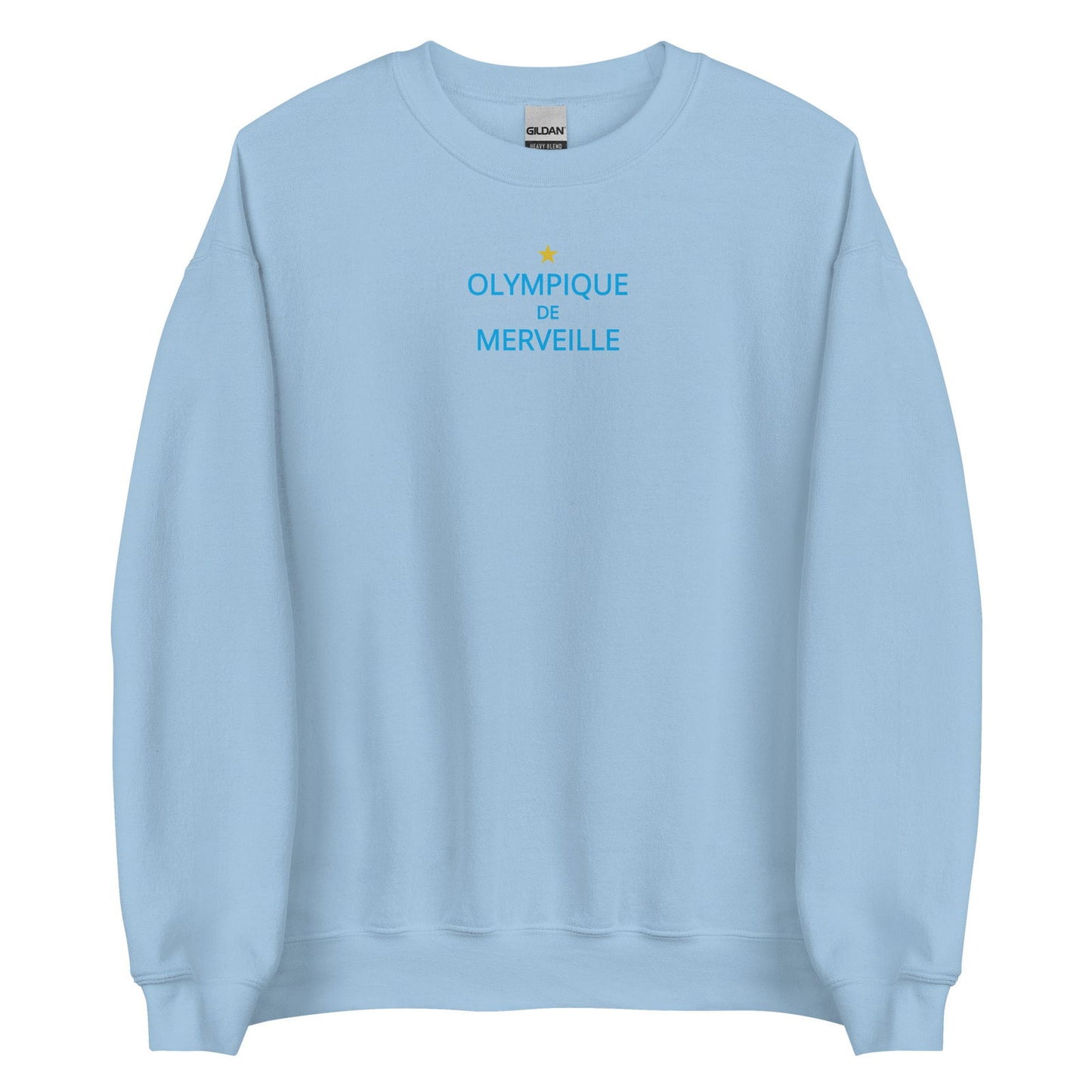 Sweat unisexe col rond Olympique de merveille - Sedurro