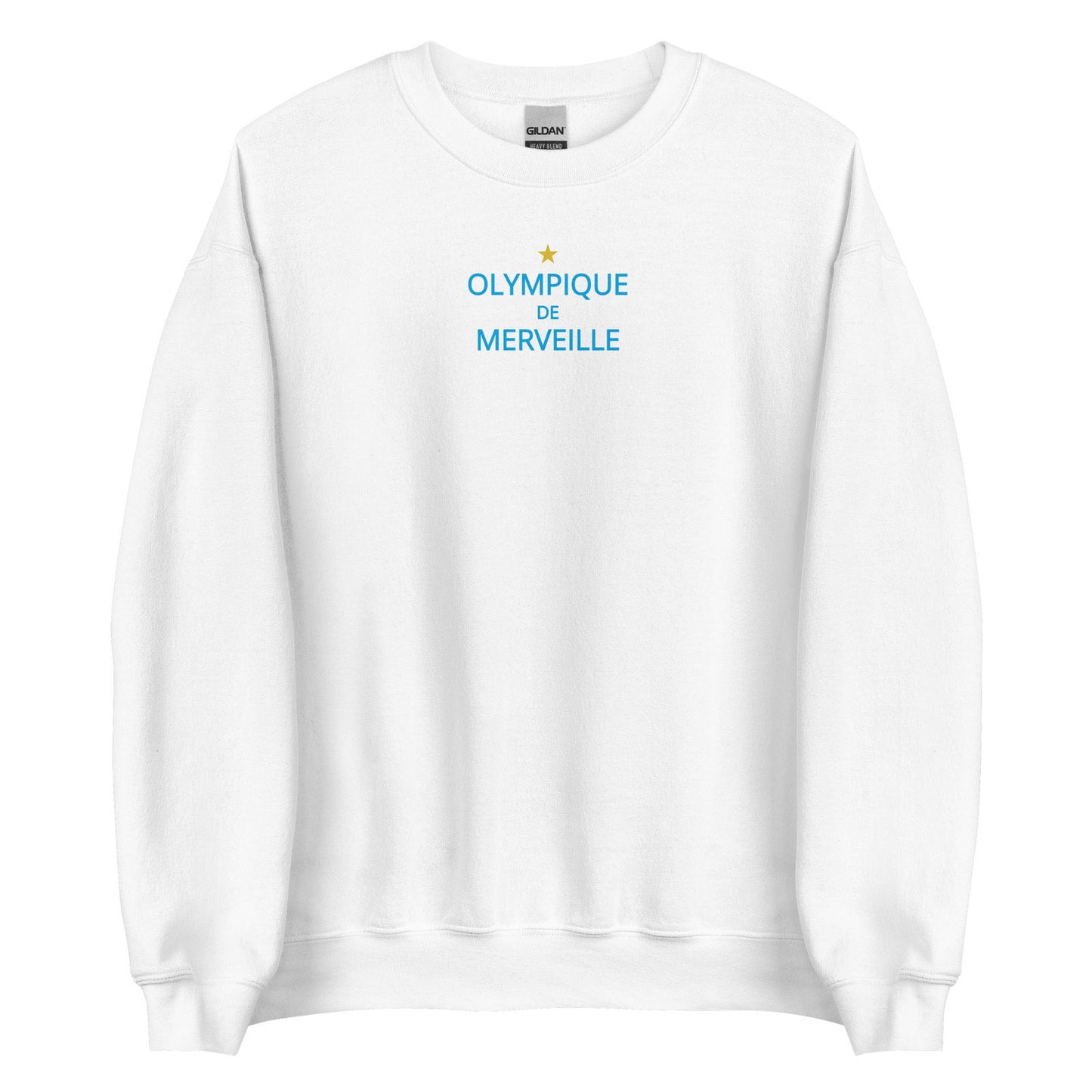 Sweat unisexe col rond Olympique de merveille - Sedurro
