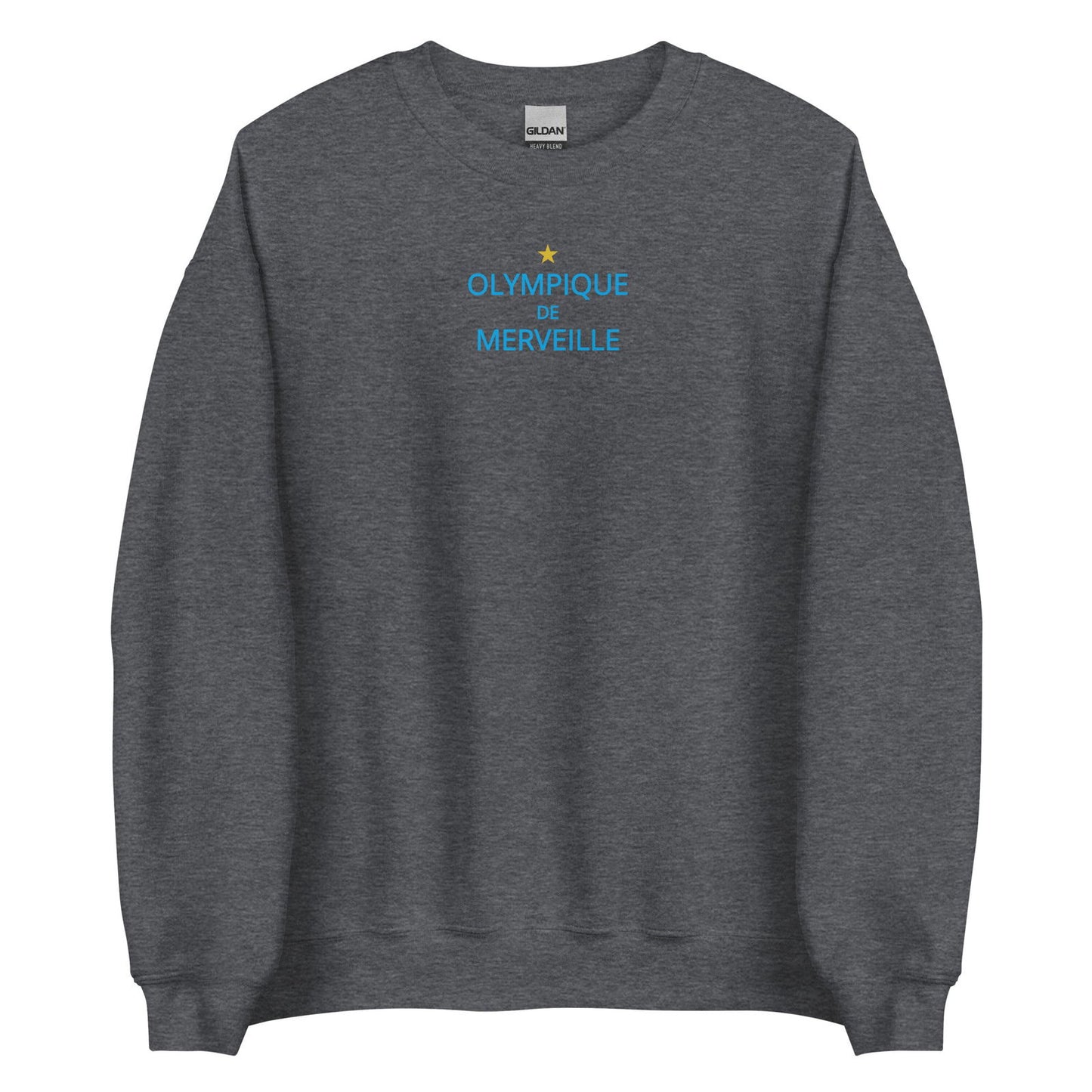 Sweat unisexe col rond Olympique de merveille - Sedurro