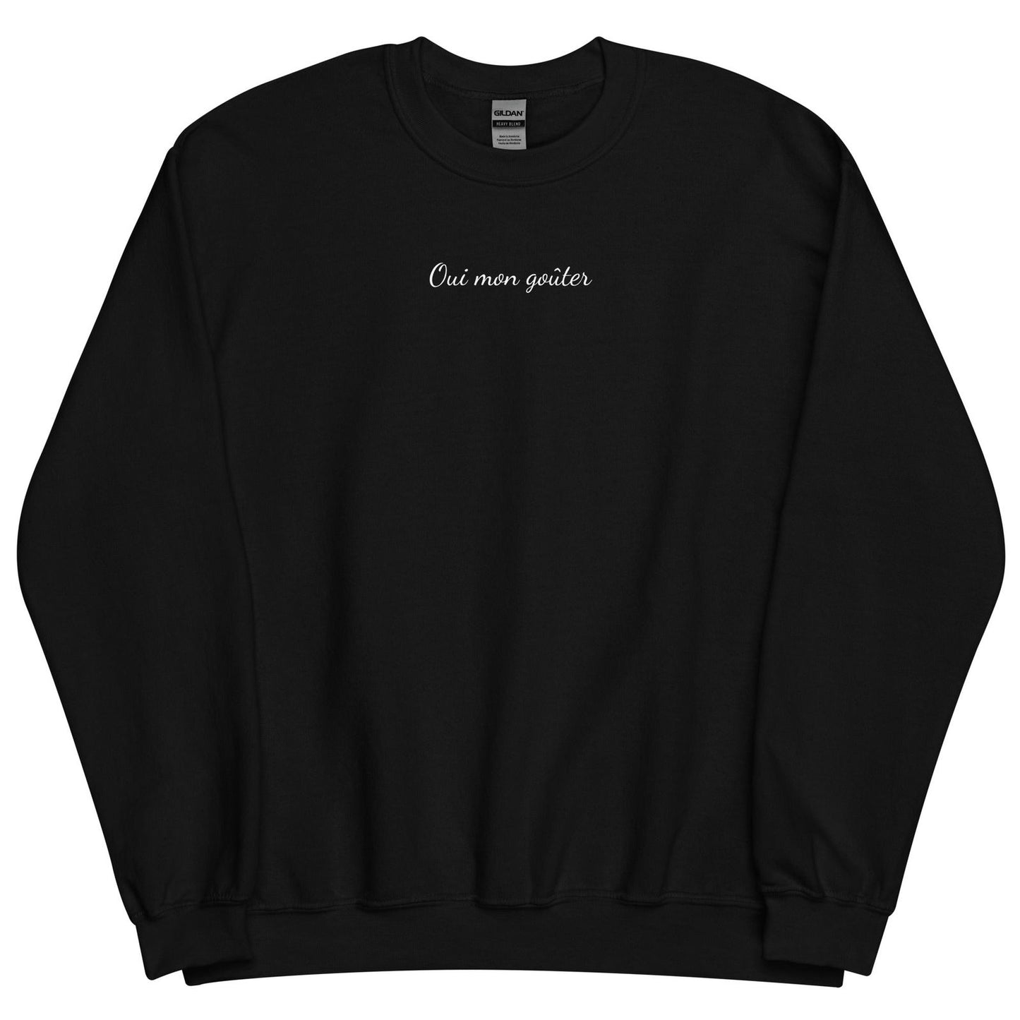 Sweat unisexe col rond Oui mon goûter - Sedurro