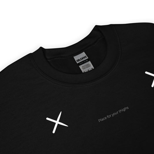 Sweat unisexe col rond Place for your thighs - Sedurro