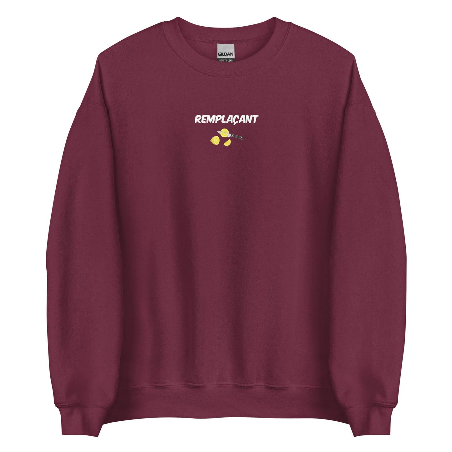 Sweat unisexe col rond Remplaçant coupeur de citrons - Sedurro